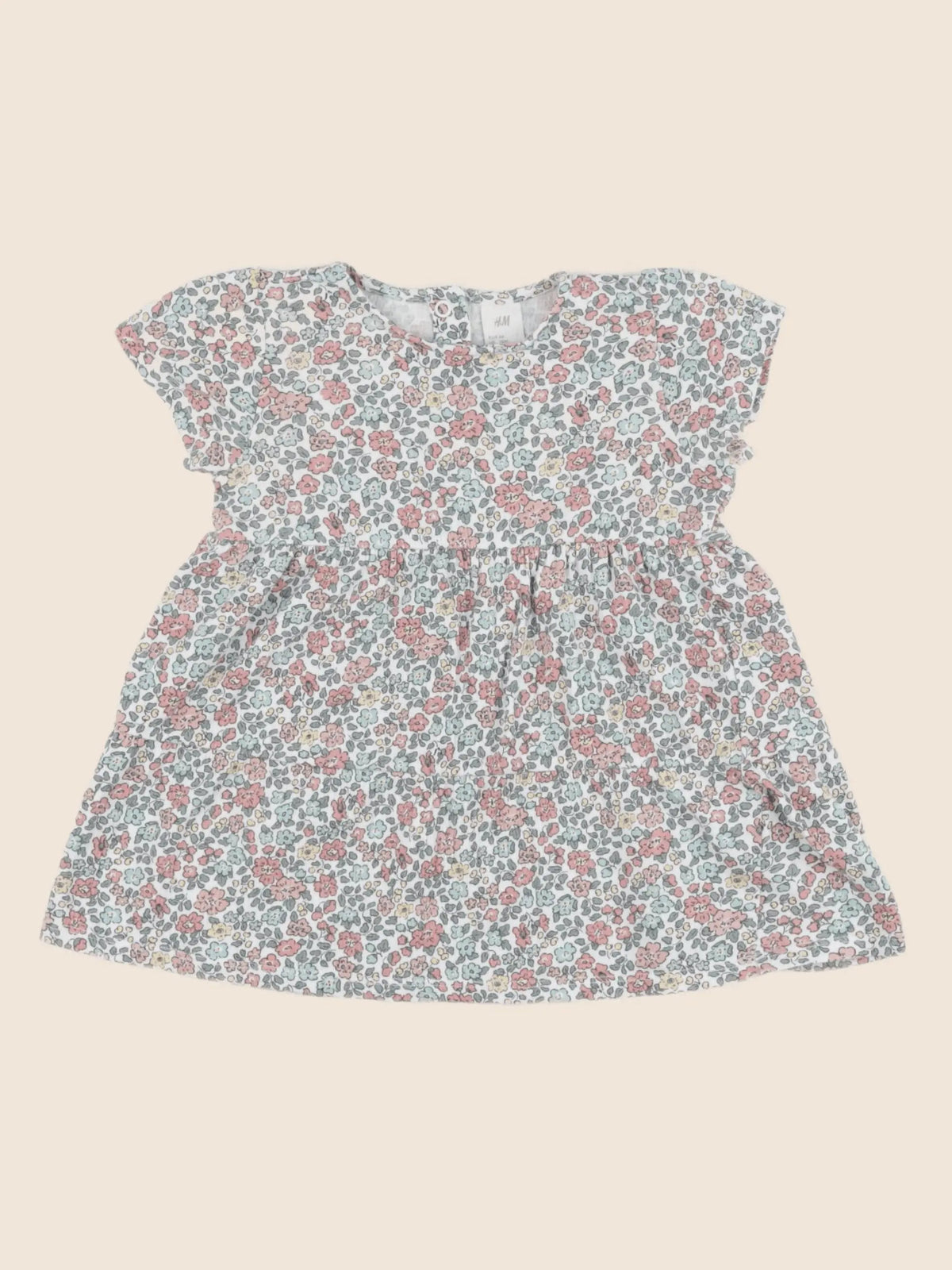 H&M - robe multicolore - 12/18 mois