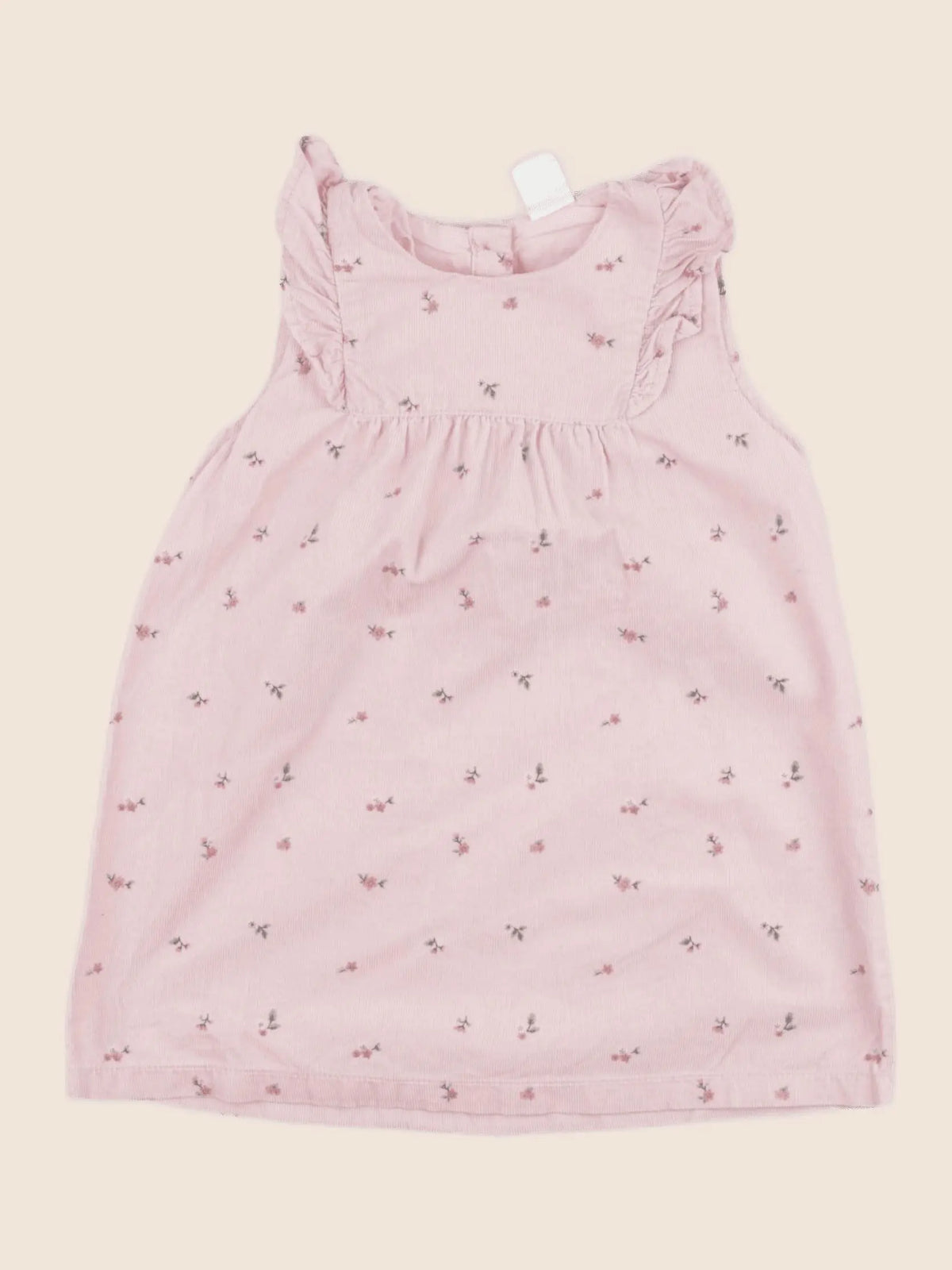 H&M - robe rose - 12/18 mois