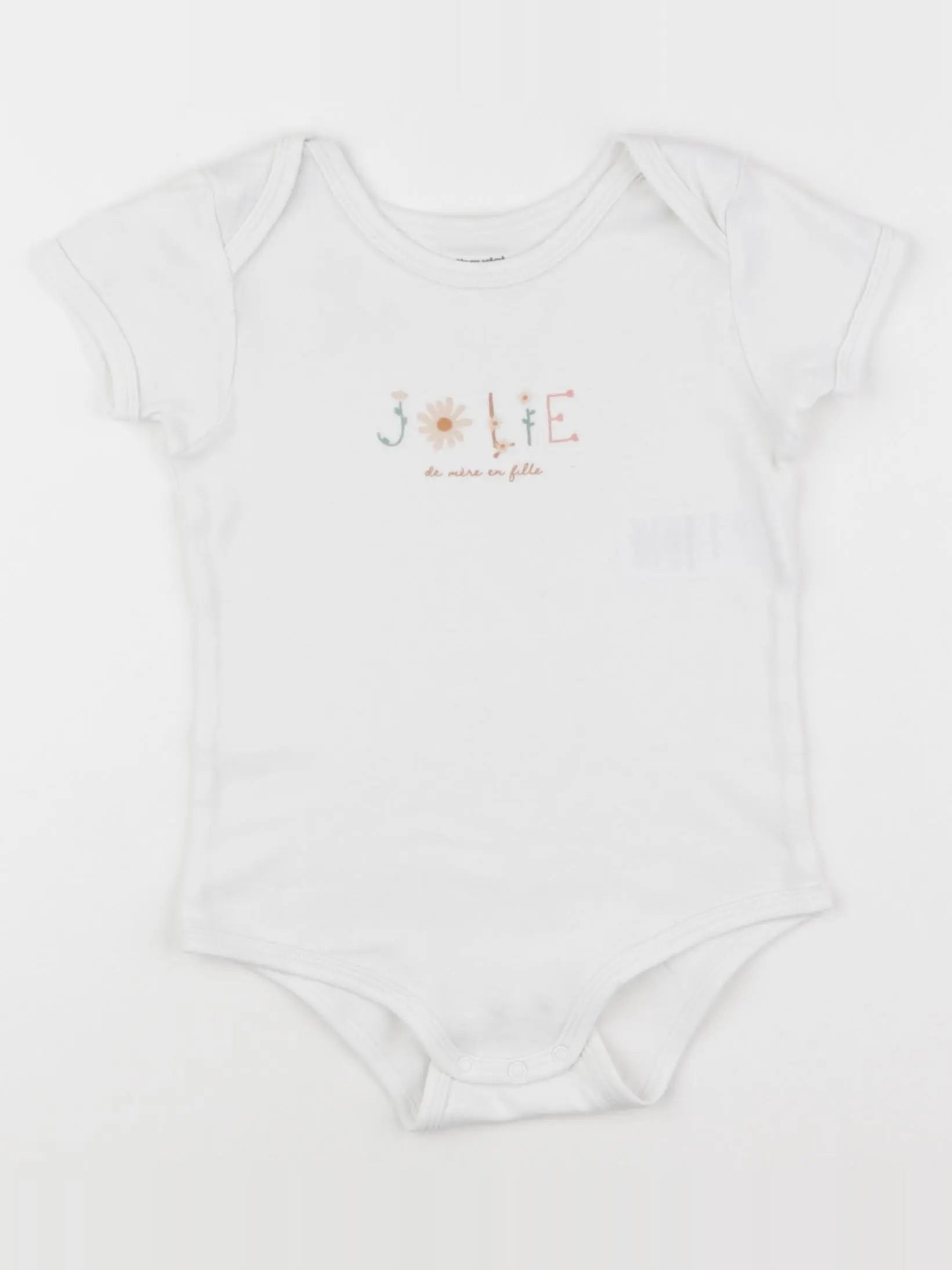 Vertbaudet - body blanc - 36 mois