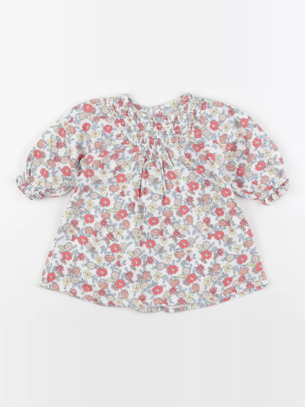 Vertbaudet - robe multicolore - 6 mois