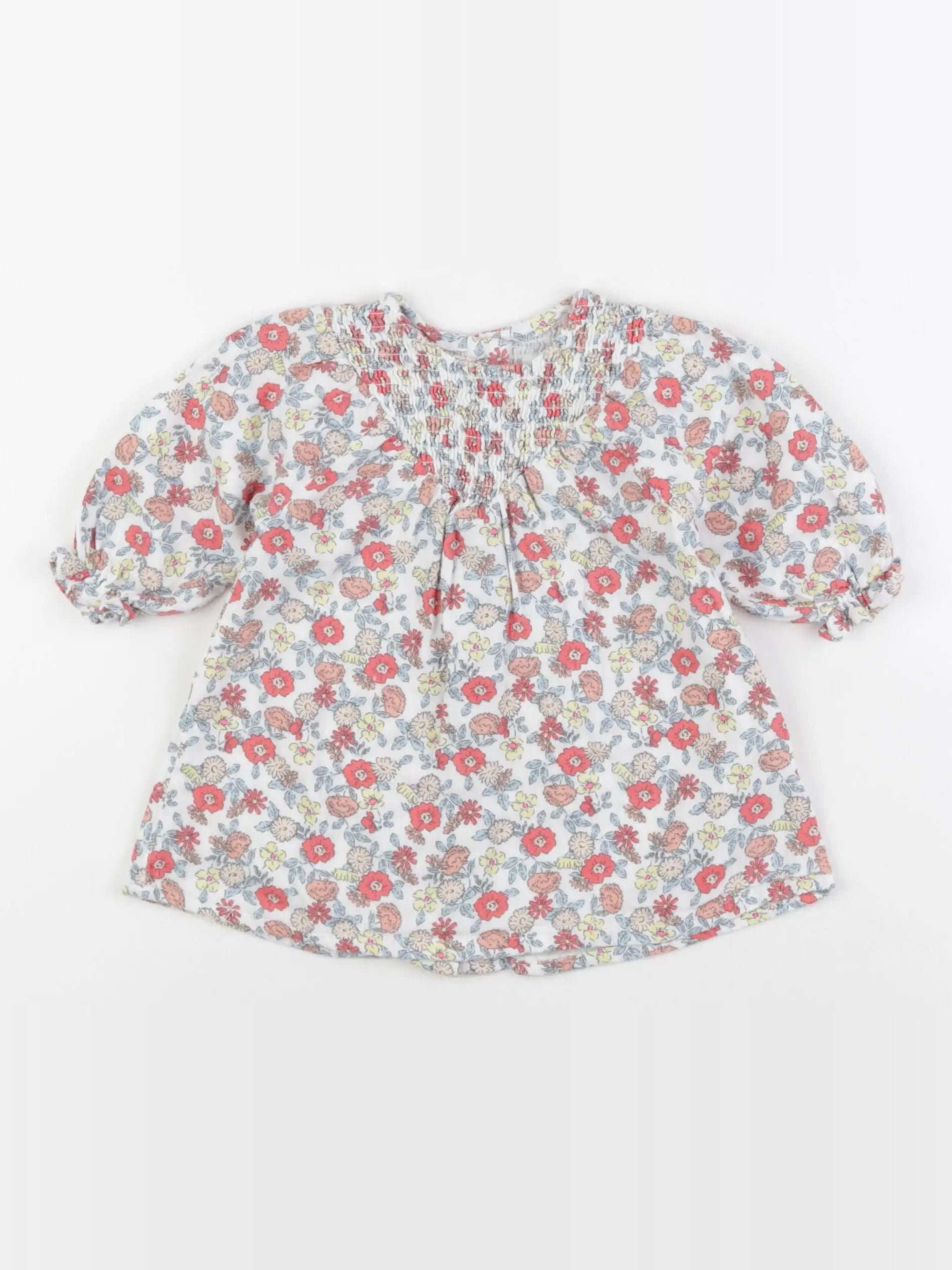 Vertbaudet - robe multicolore - 6 mois