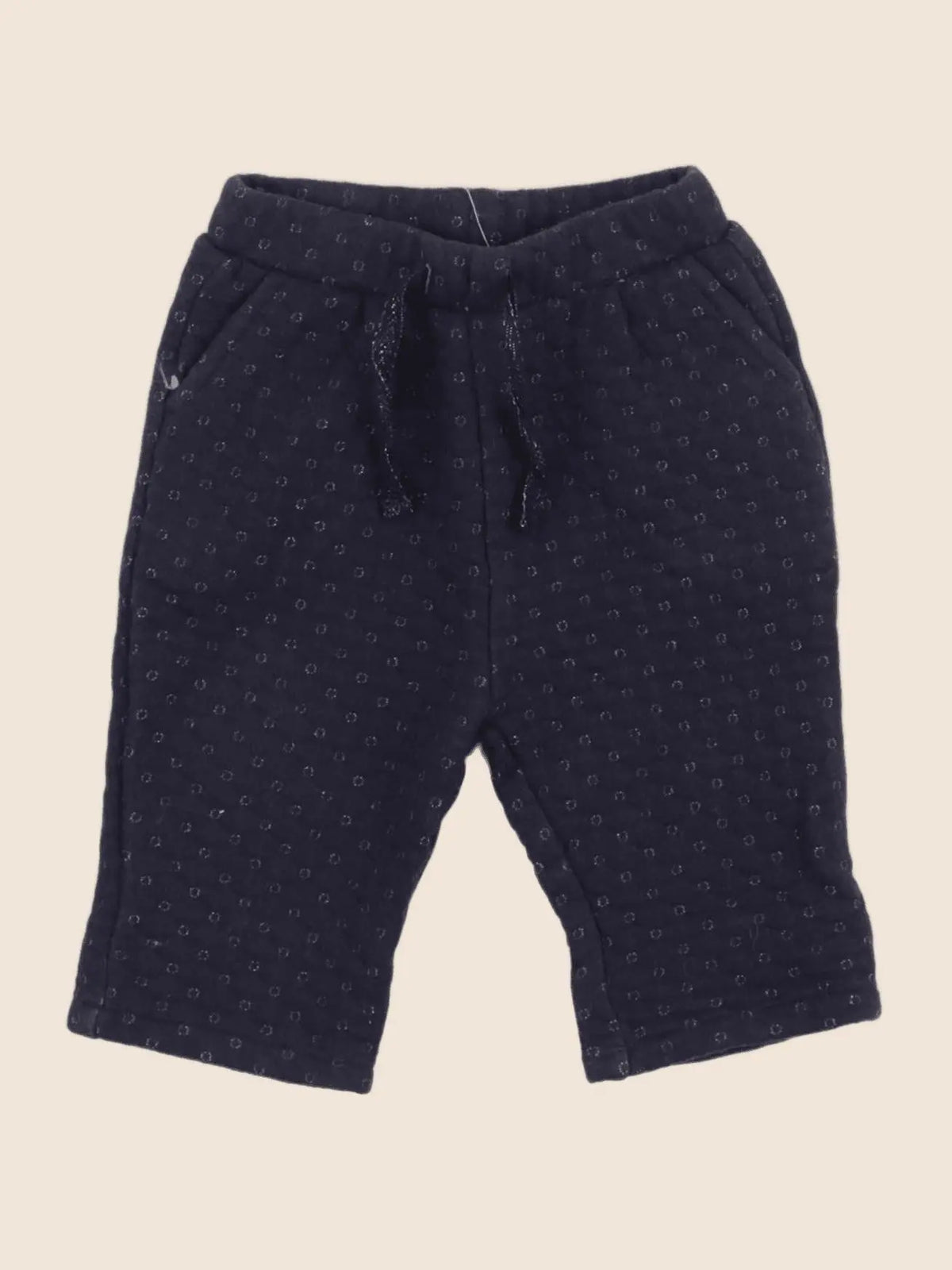 Bouchara - pantalon bleu, or - 6 mois