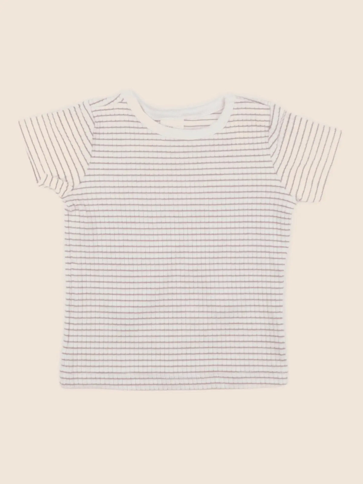 H&M - tee-shirt beige, marron - 3 mois