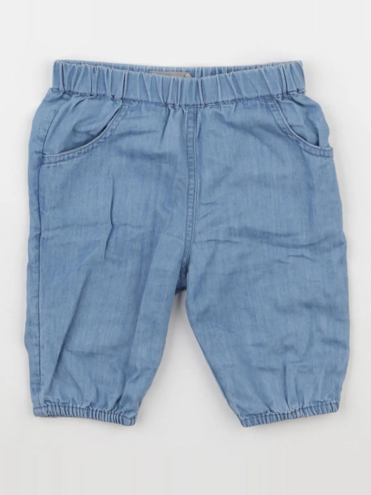 Boutchou - pantalon bleu - 3 mois