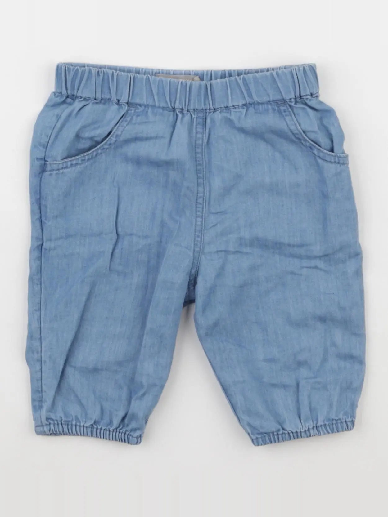 Boutchou - pantalon bleu - 3 mois