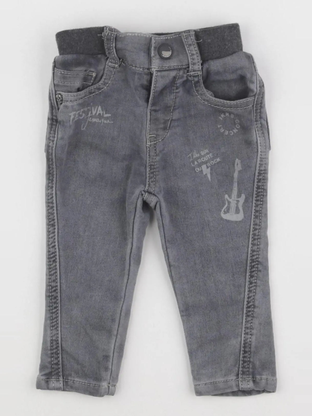 IKKS - pantalon gris - 6 mois
