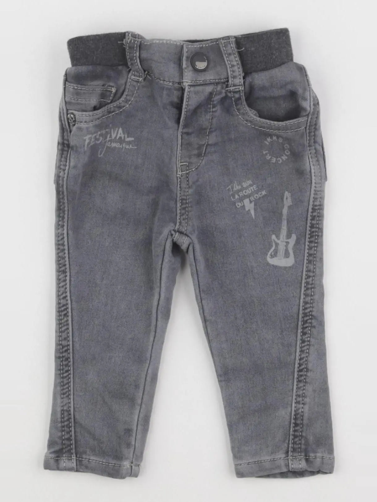 IKKS - pantalon gris - 6 mois