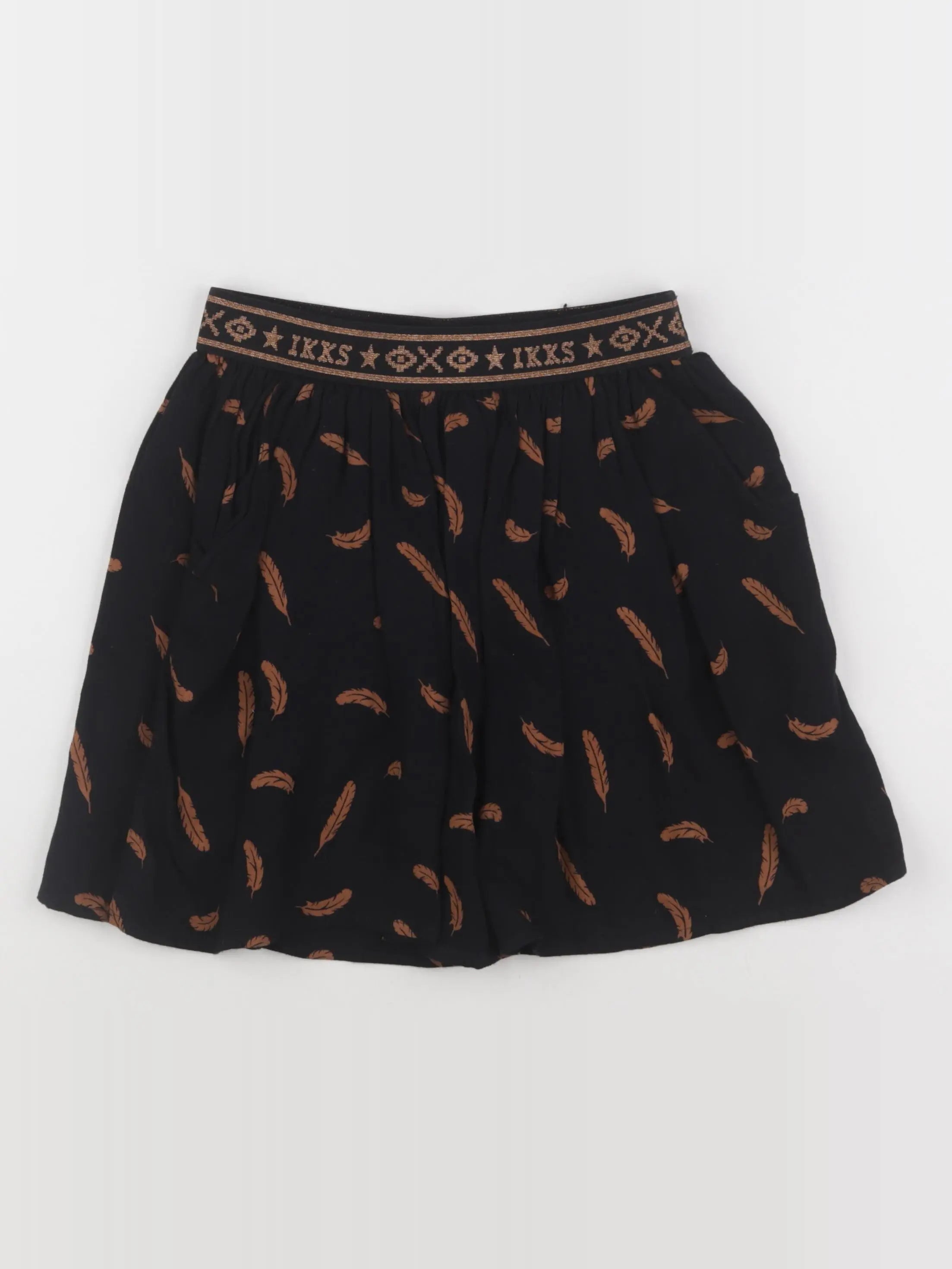 IKKS - jupe marron, noir - 12 ans