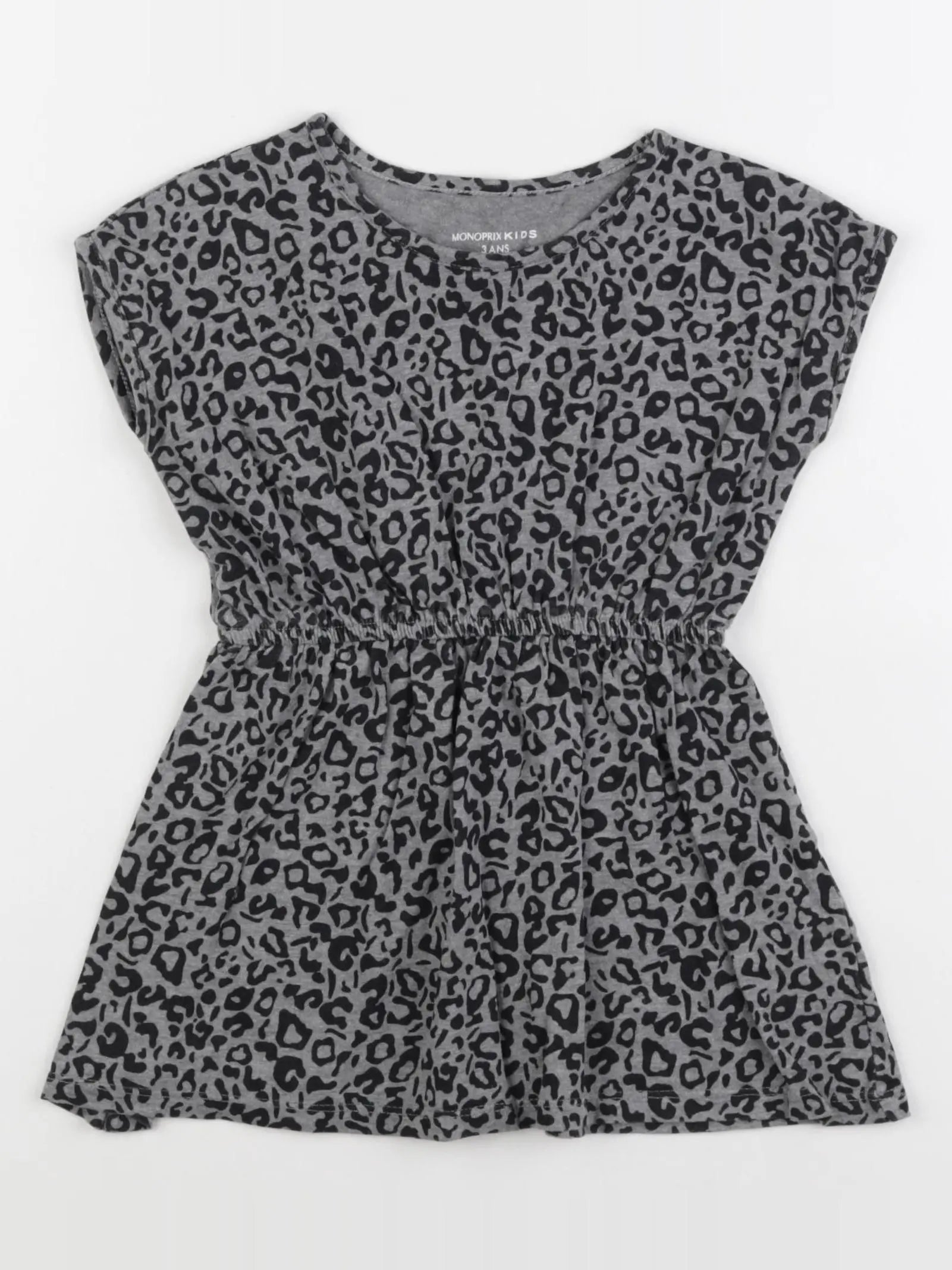 Monoprix - robe gris - 3 ans
