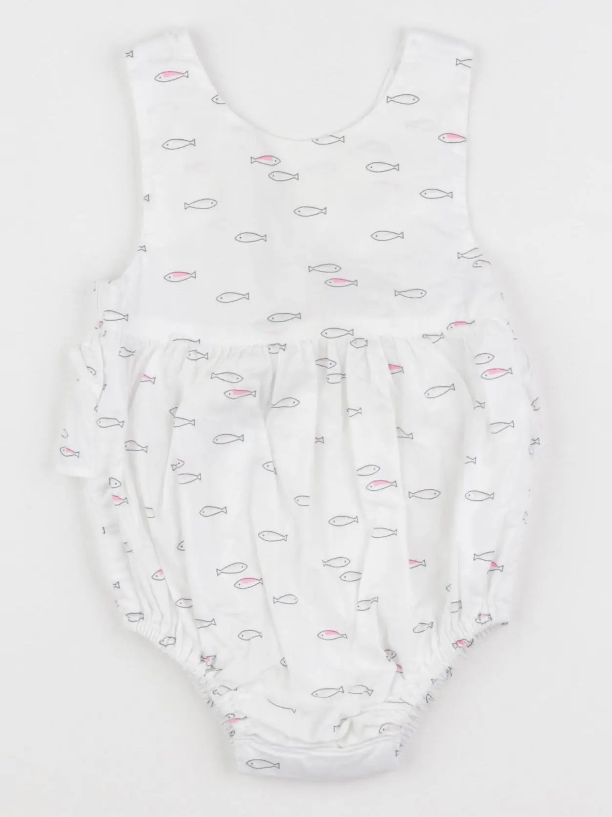 Jacadi - combinaison blanc - 6 mois