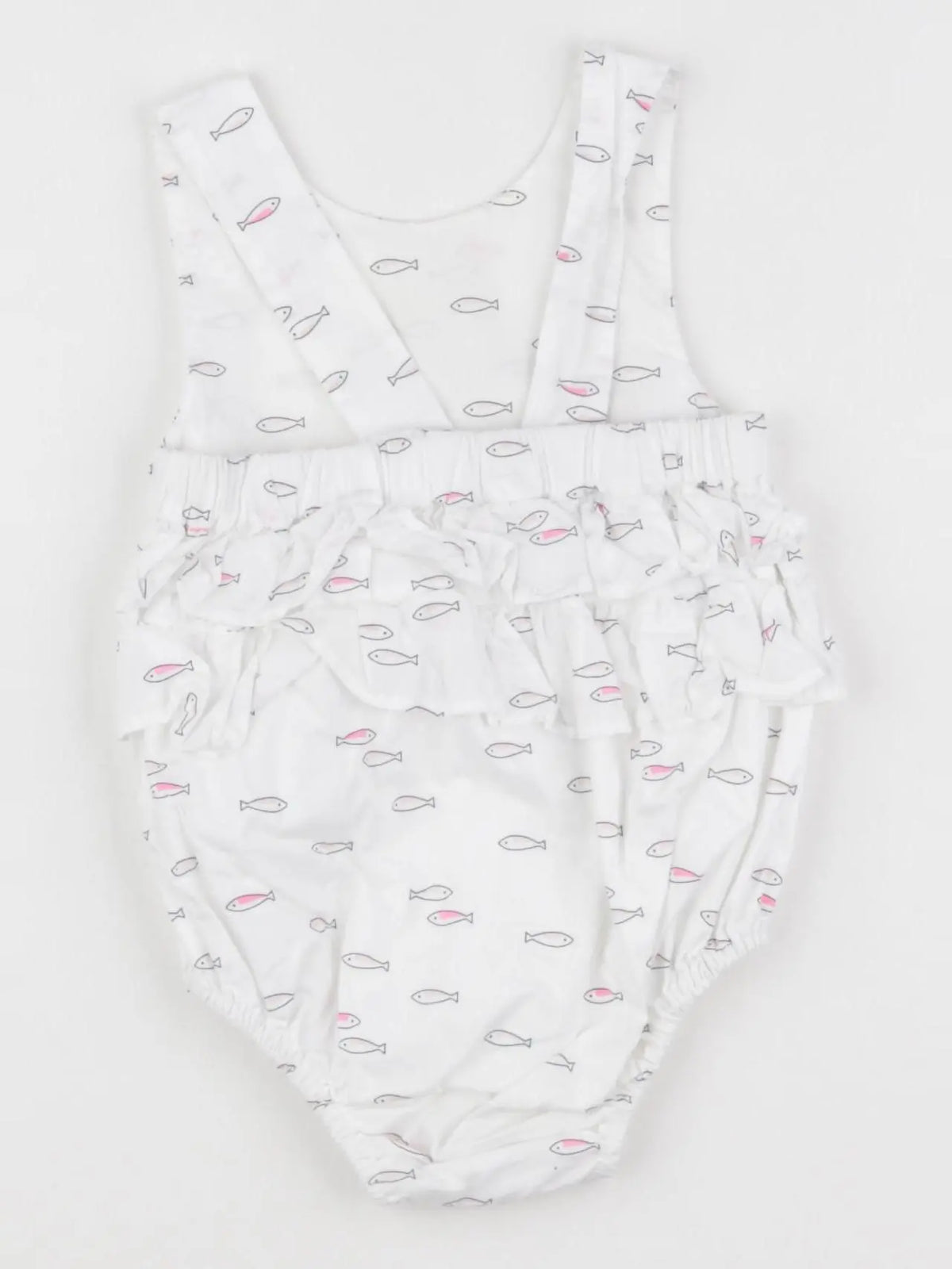 Jacadi - combinaison blanc - 6 mois
