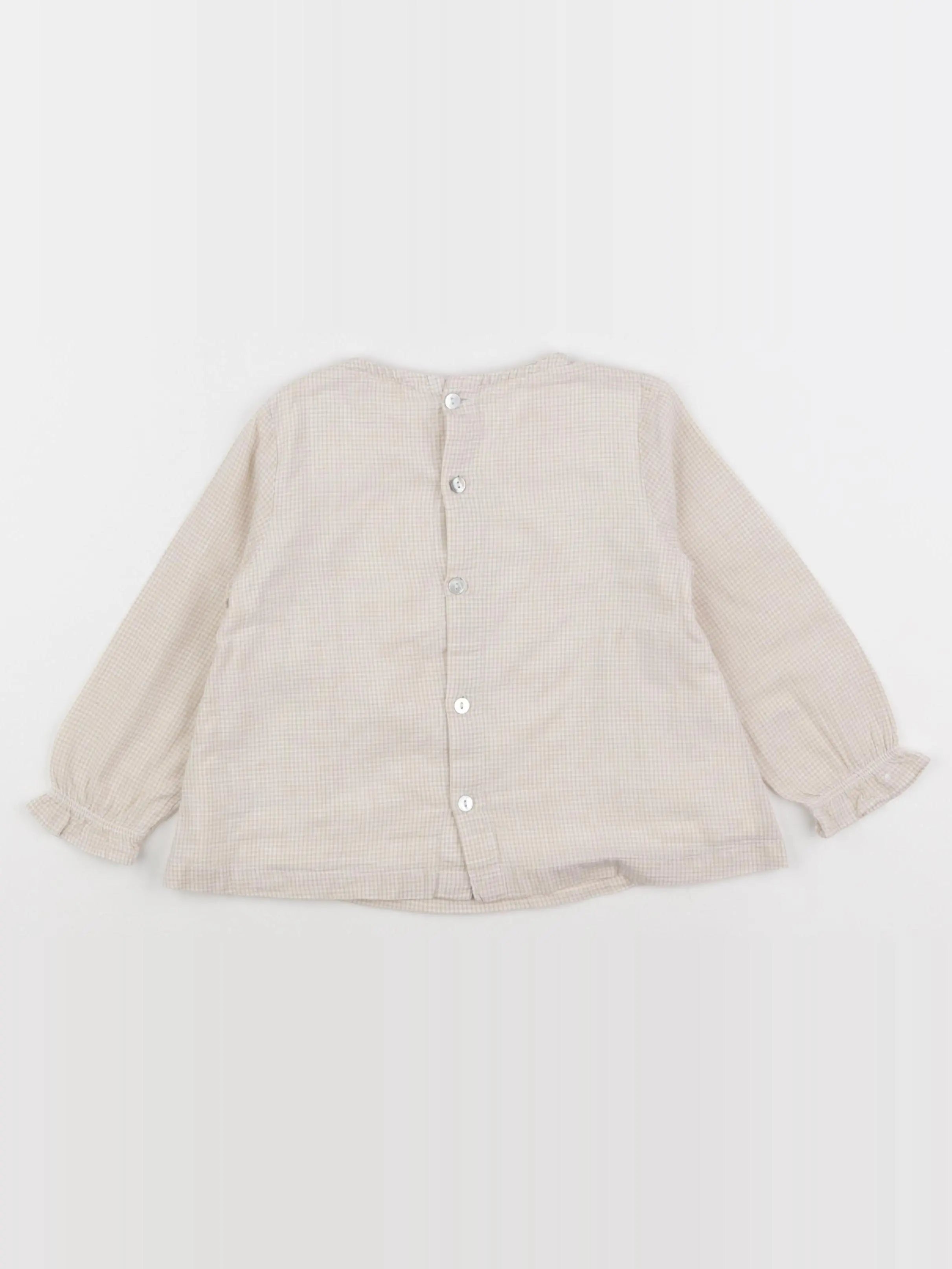 Little Cigogne - blouse jaune, or - 3 ans