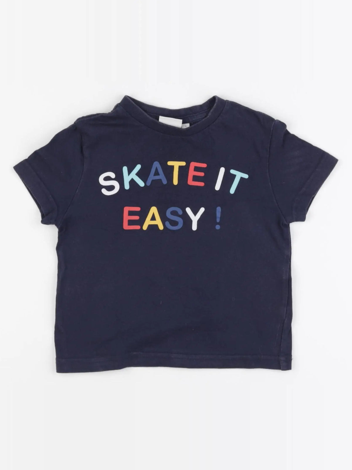 Cyrillus - tee-shirt bleu - 2 ans