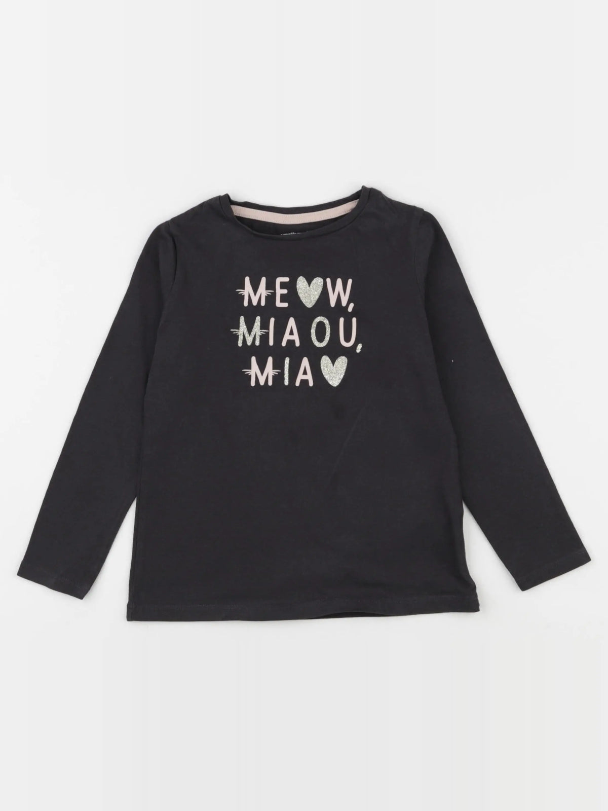 Vertbaudet - tee-shirt gris - 4 ans