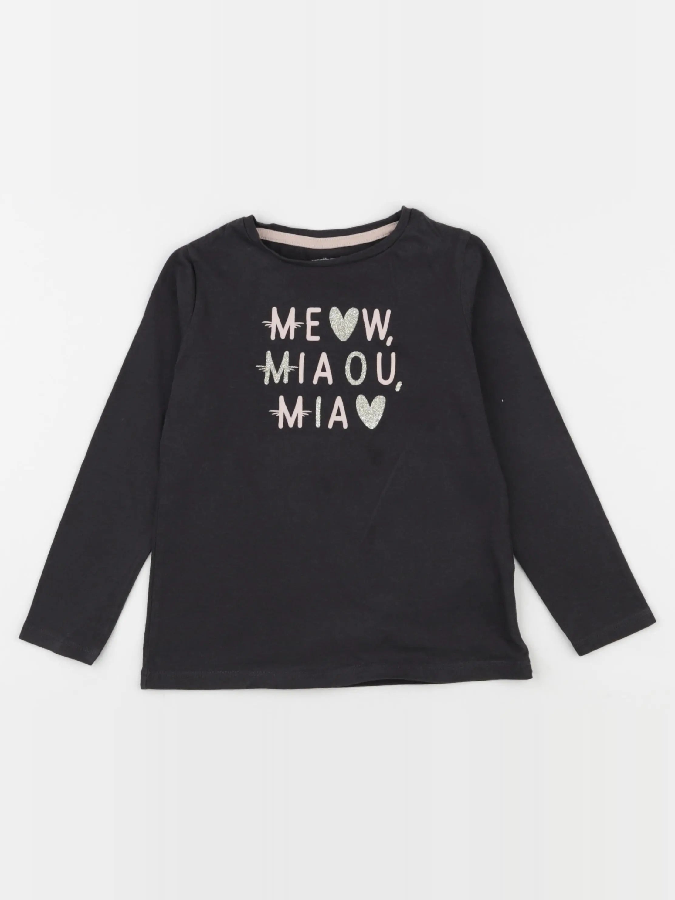 Vertbaudet - tee-shirt gris - 4 ans