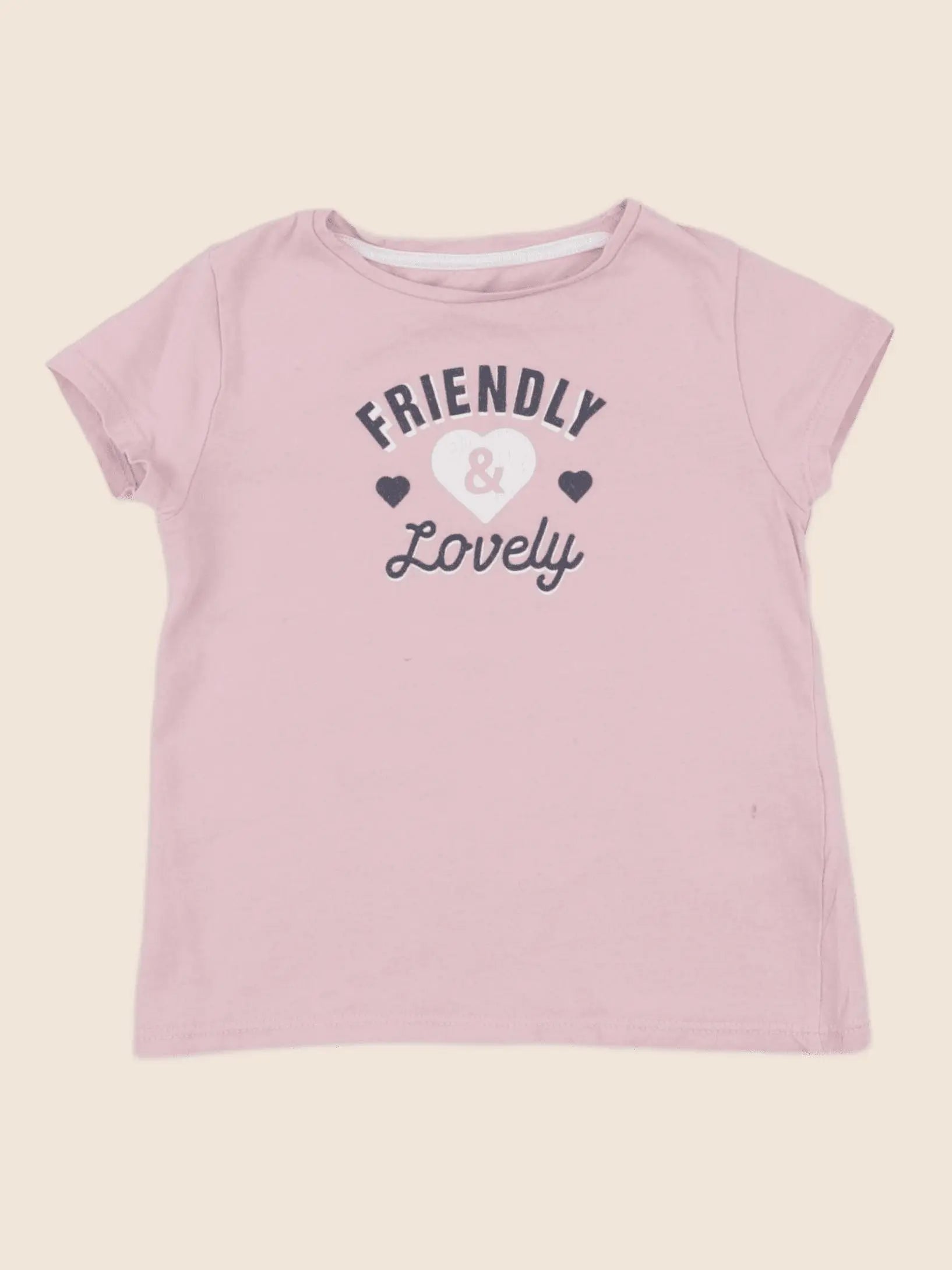 Vertbaudet - tee-shirt rose - 4 ans