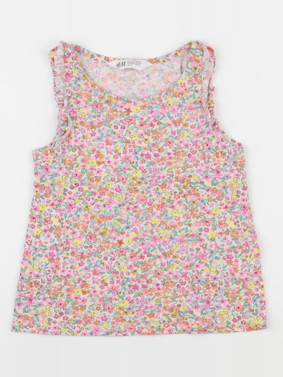 H&M - débardeur multicolore - 4/6 ans