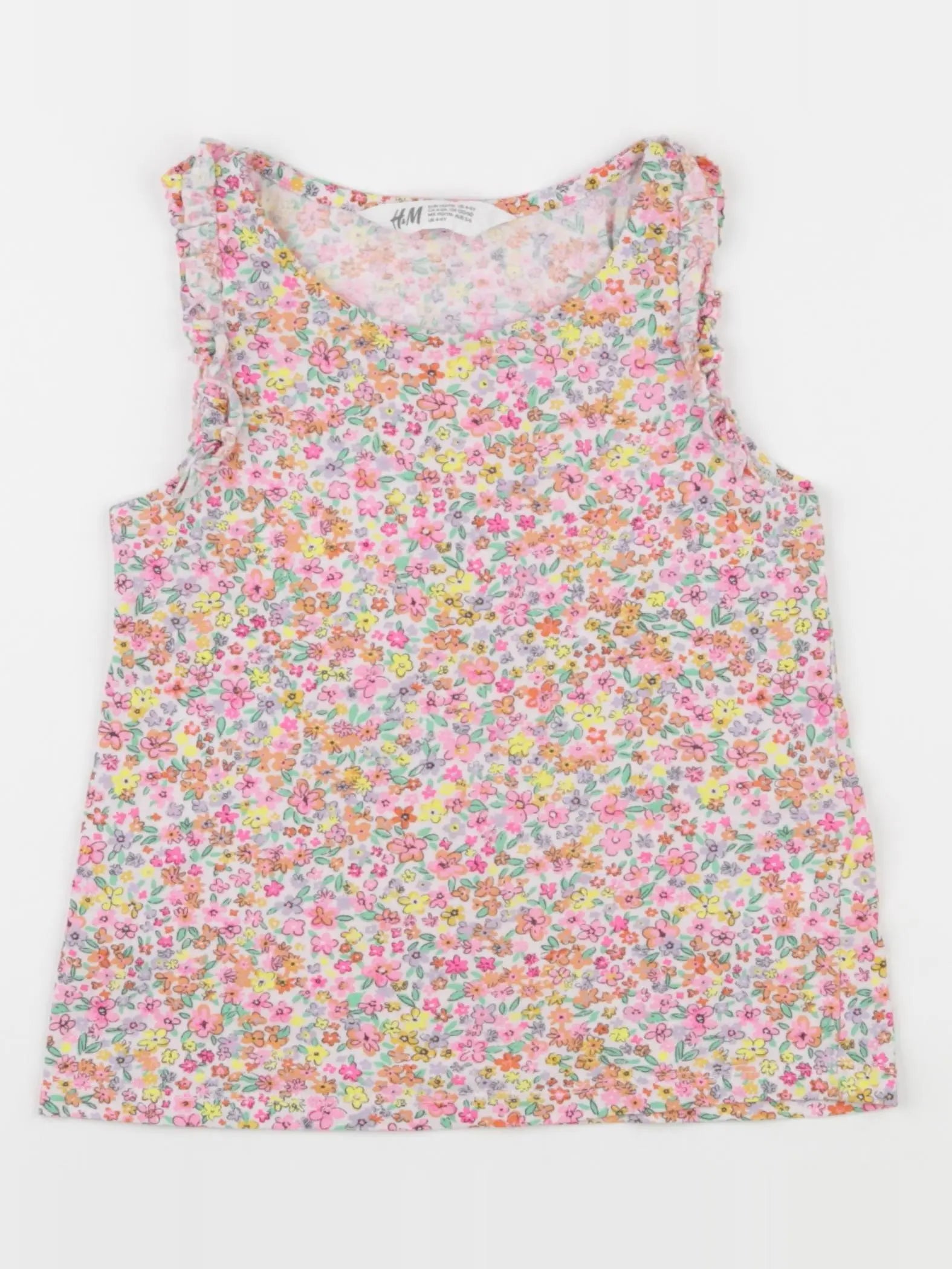 H&M - débardeur multicolore - 4/6 ans