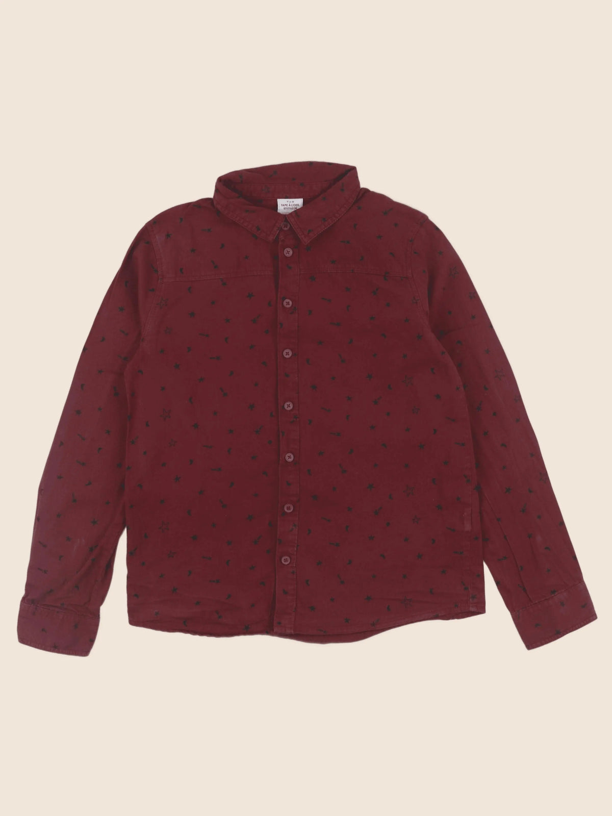 Tape à l'oeil - chemise rouge - 10 ans