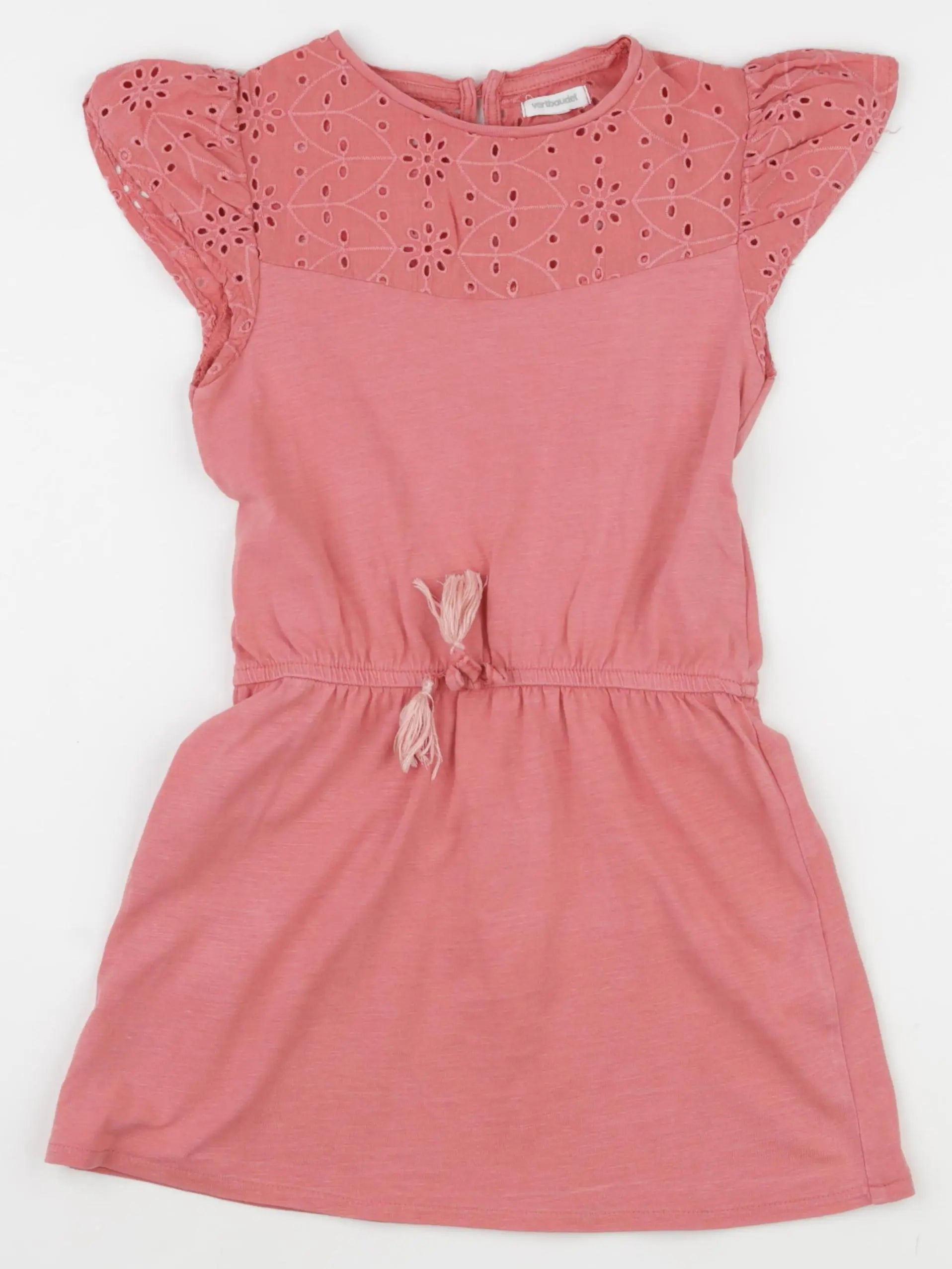 Vertbaudet - robe rose - 6 ans
