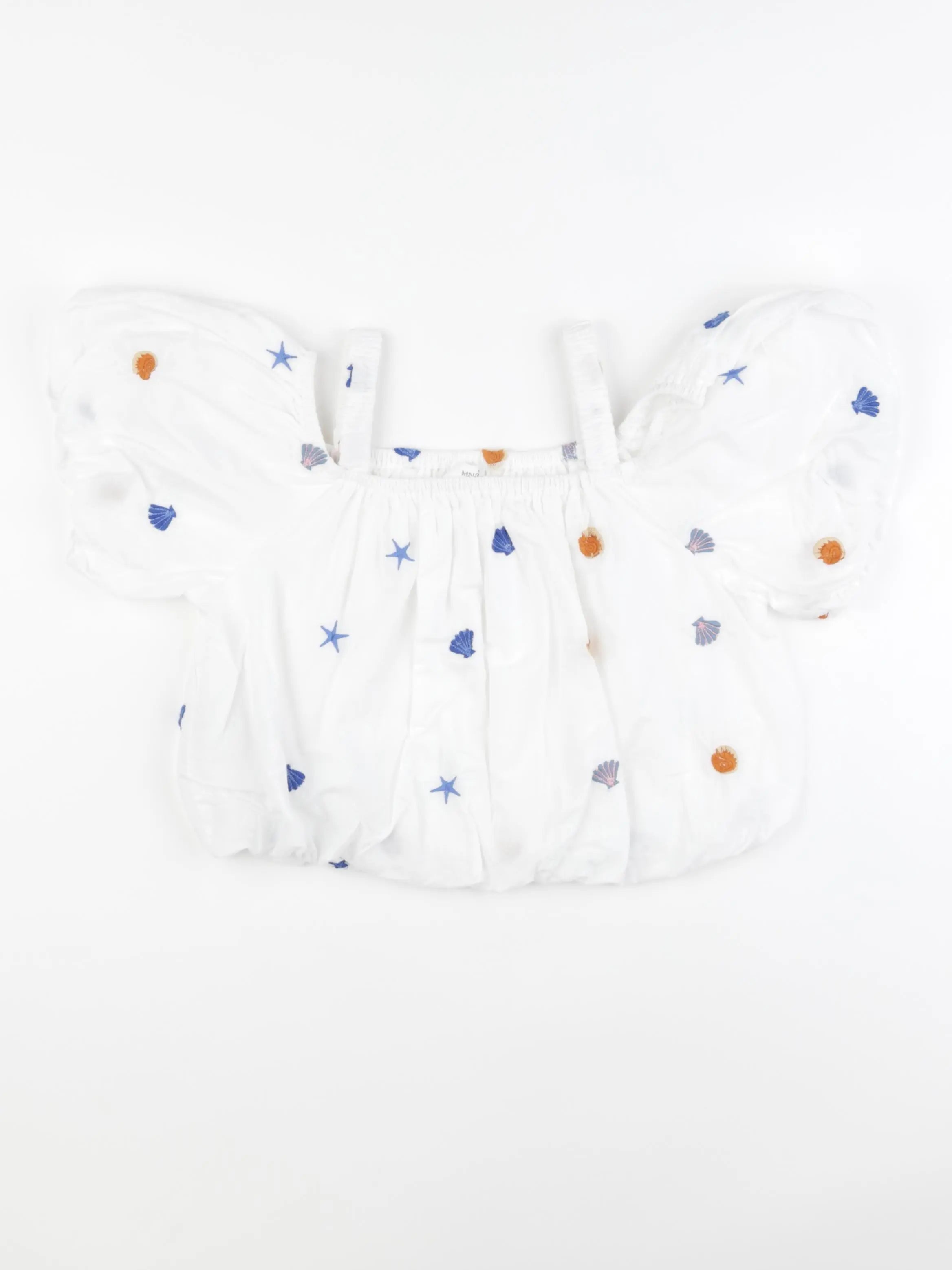Mango - blouse blanc - 8 ans