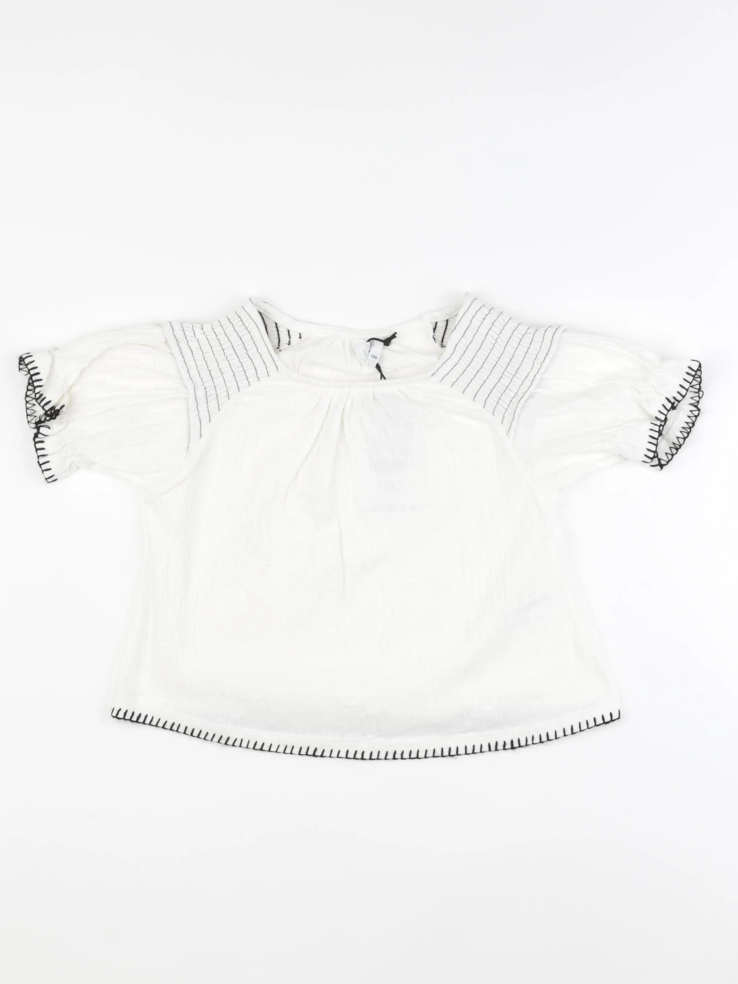 Zara - blouse beige - 6/7 ans