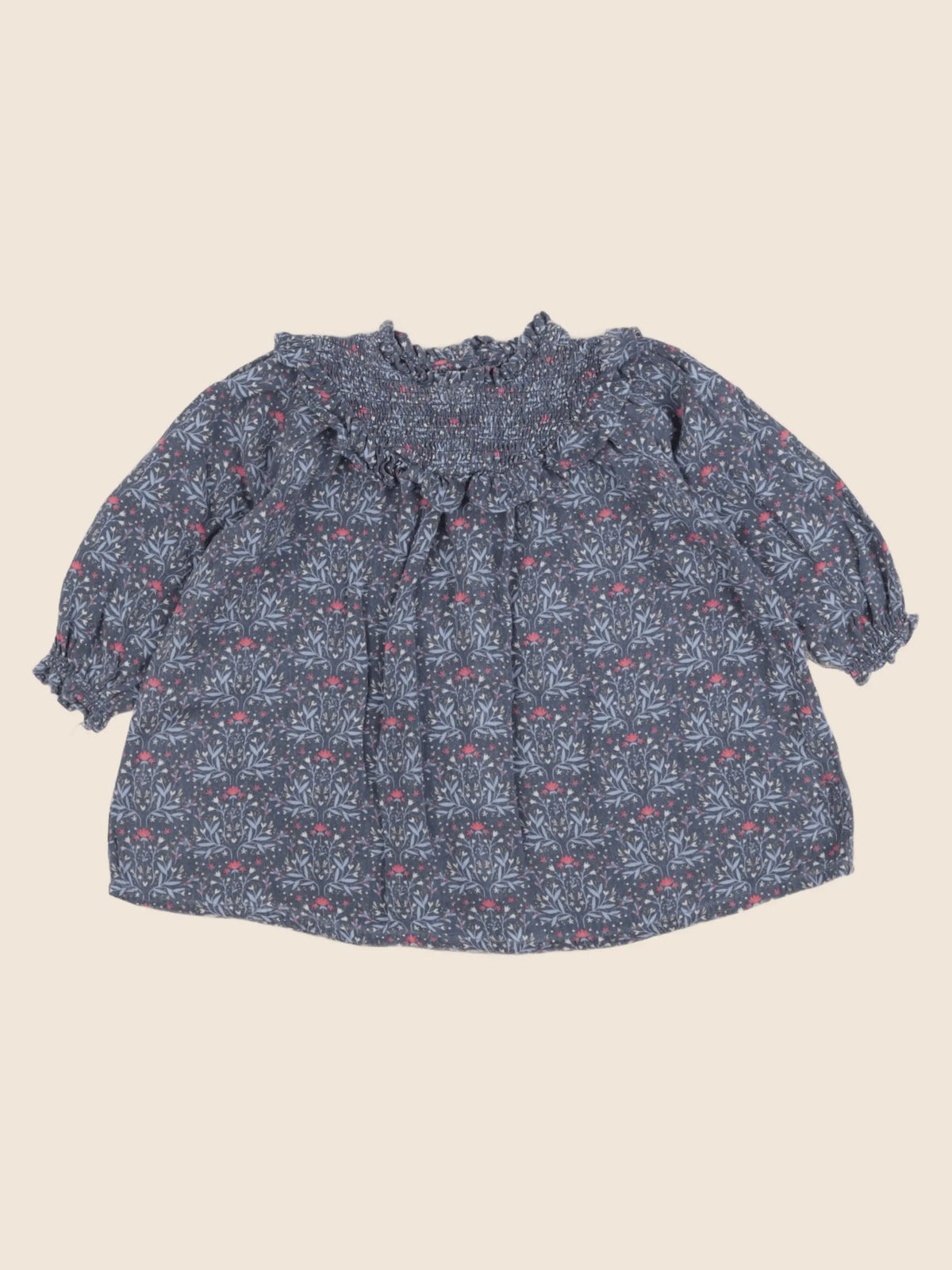 Vertbaudet - robe bleu - 18 mois