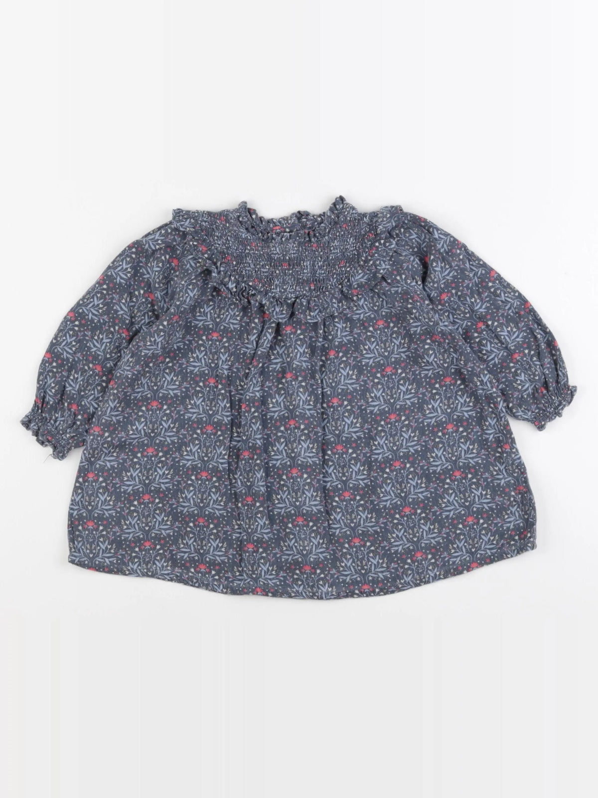 Vertbaudet - robe bleu - 18 mois