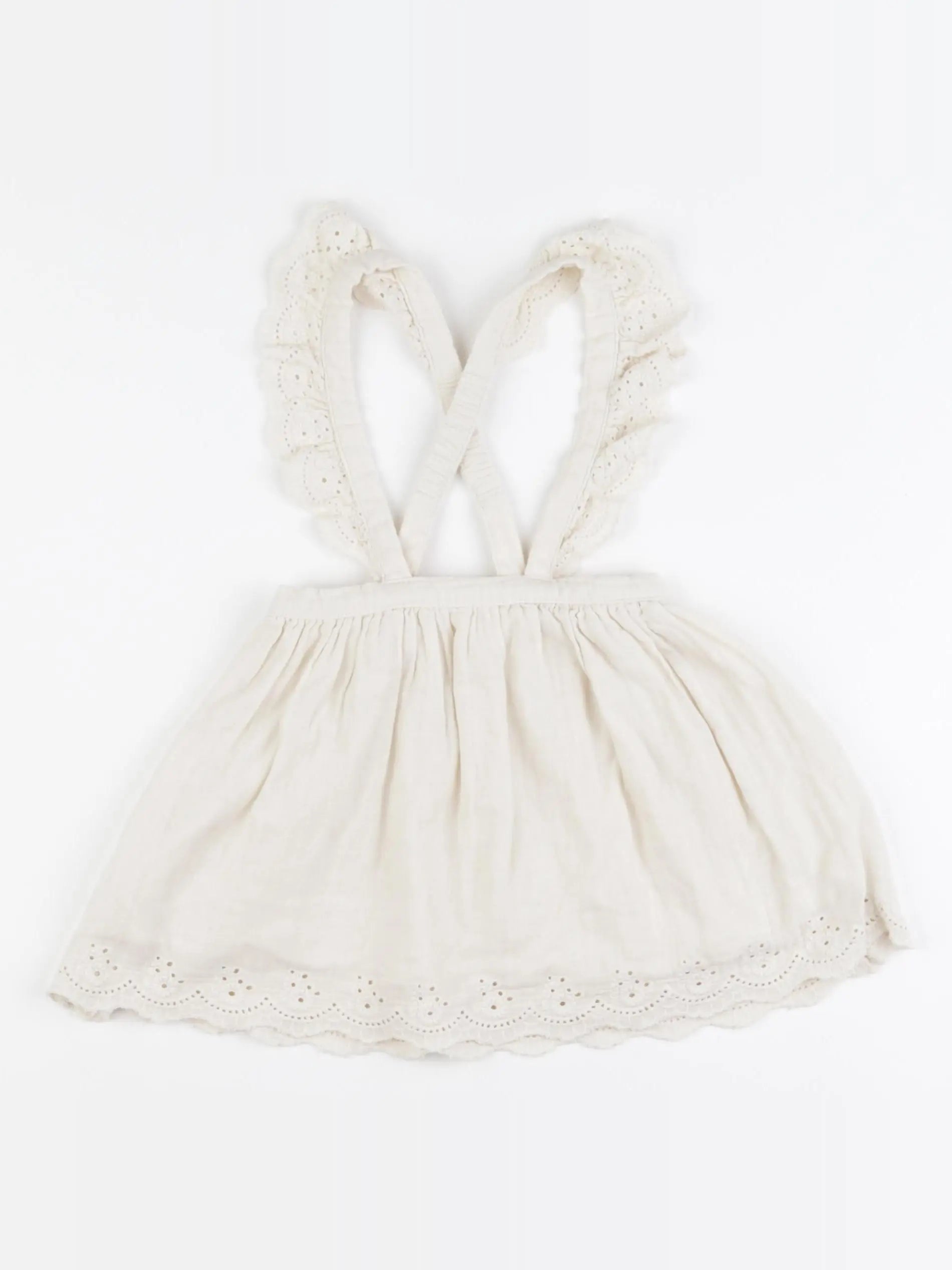 Vertbaudet - jupe beige - 18 mois