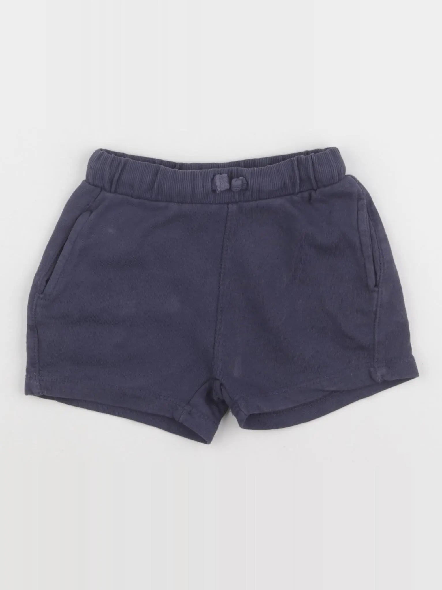 Zara - short bleu - 12/18 mois