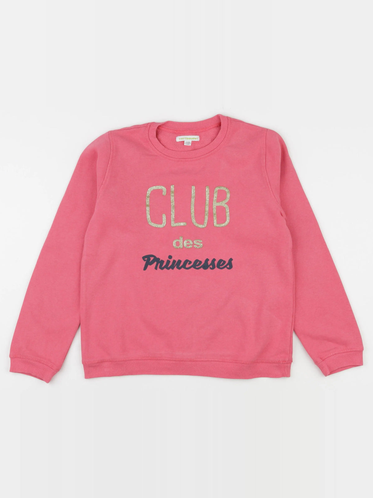Vertbaudet - sweat rose - 12 ans