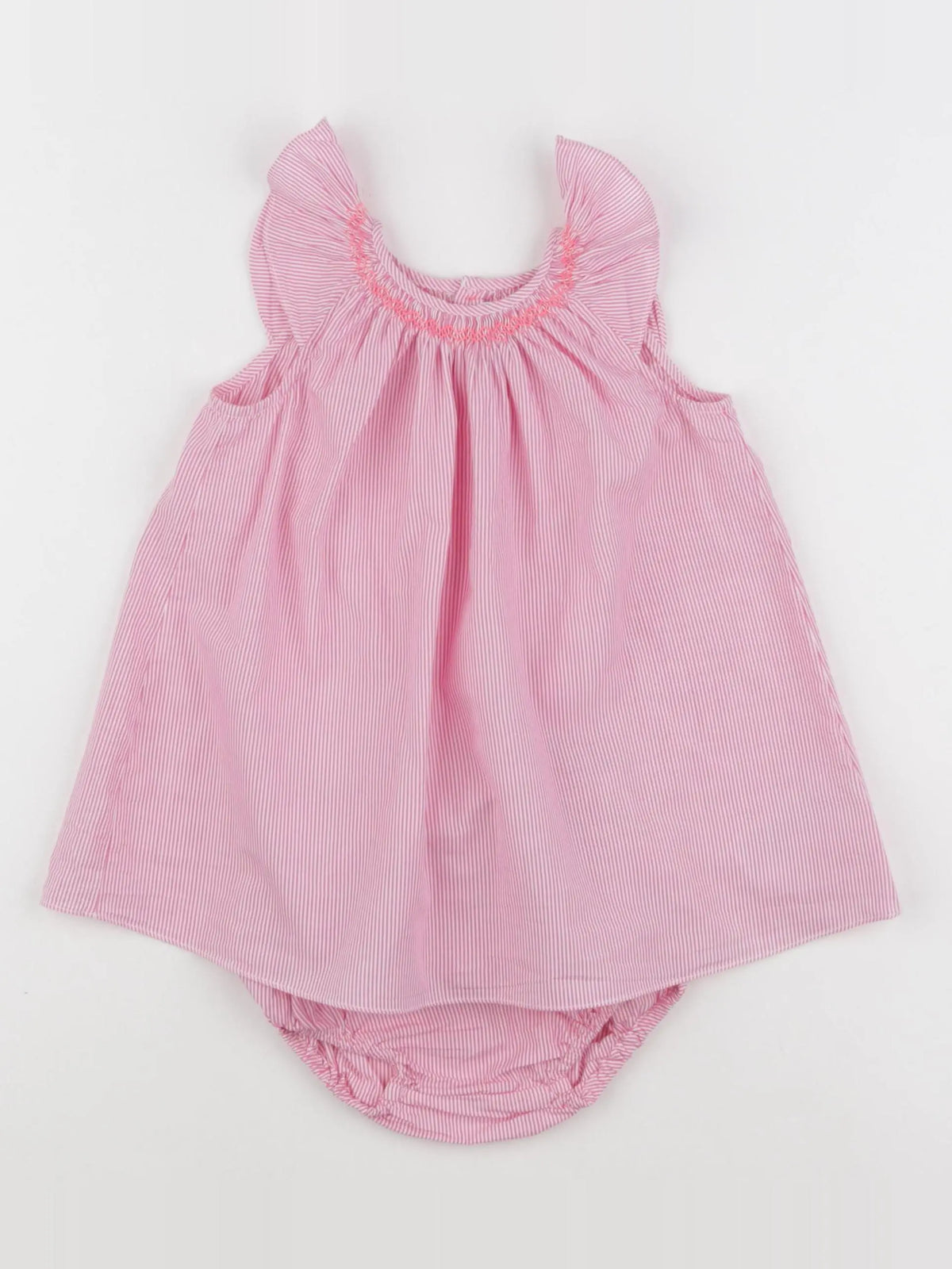 Jacadi - robe rose - 12 mois