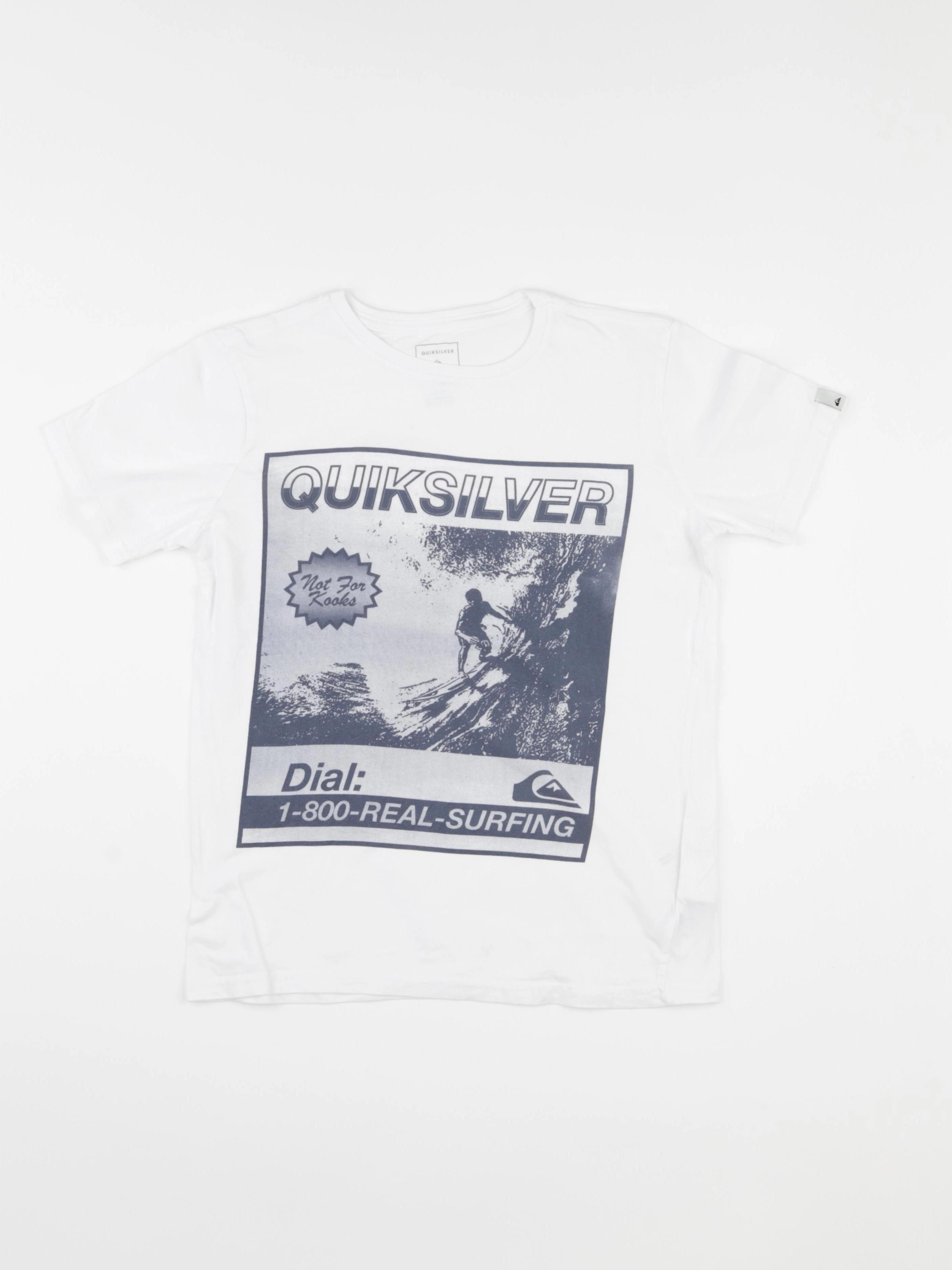 Quiksilver - tee-shirt blanc - 8 ans