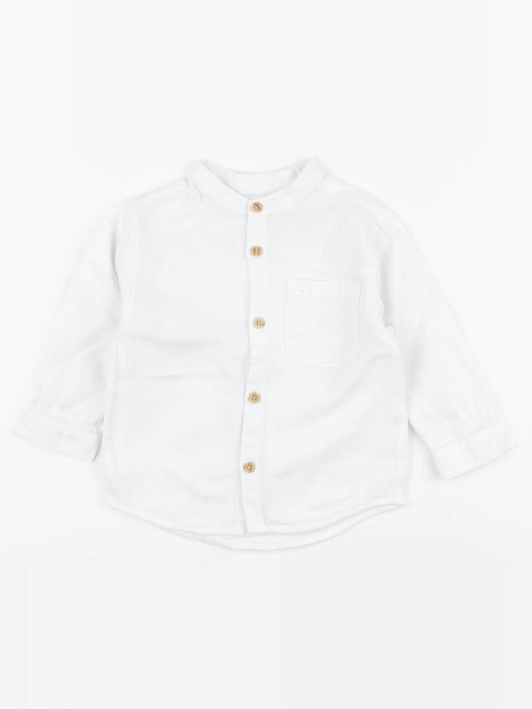 Zara - chemise blanc - 9/12 mois