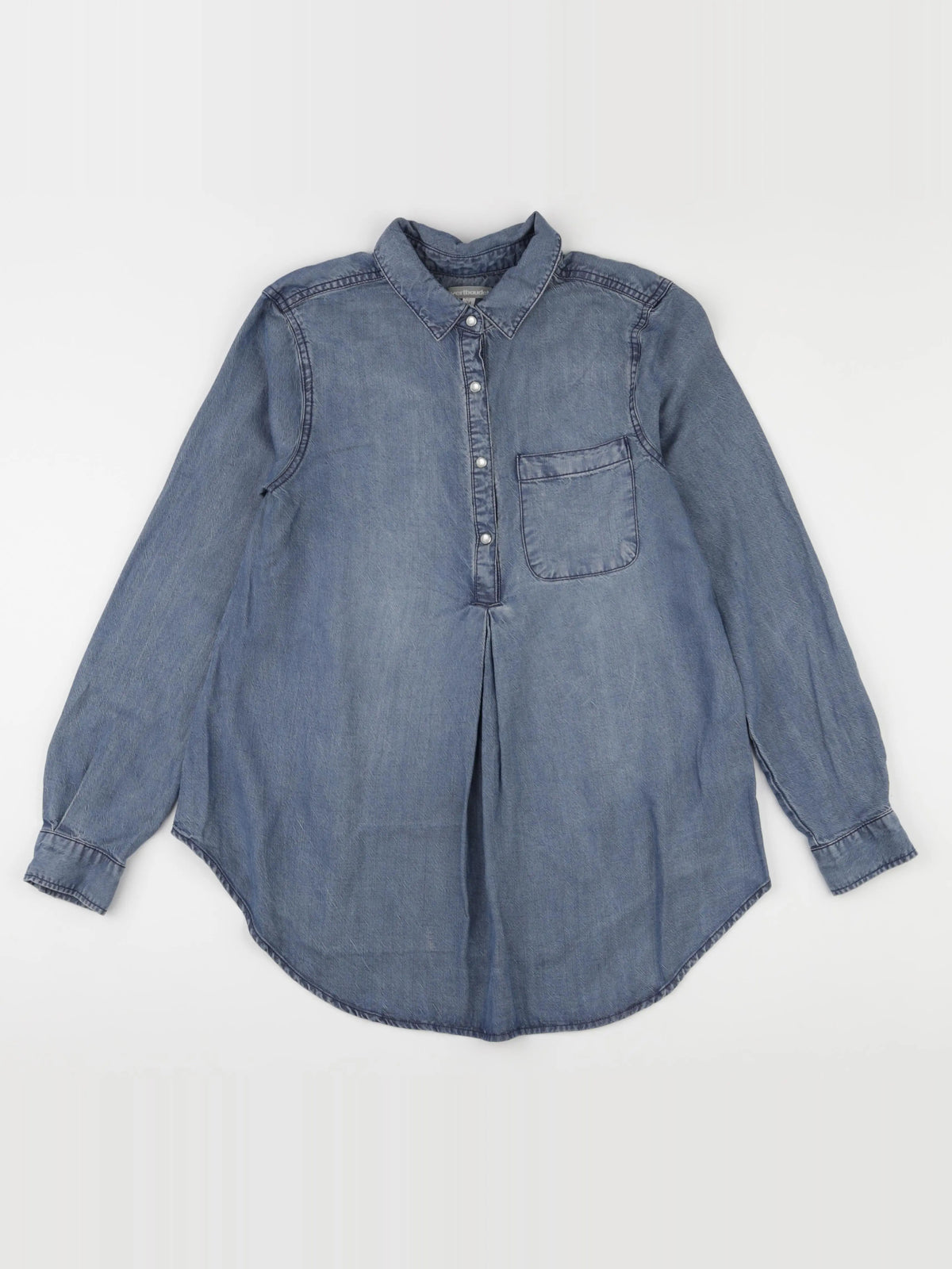 Vertbaudet - blouse grossesse, allaitement bleu - 34