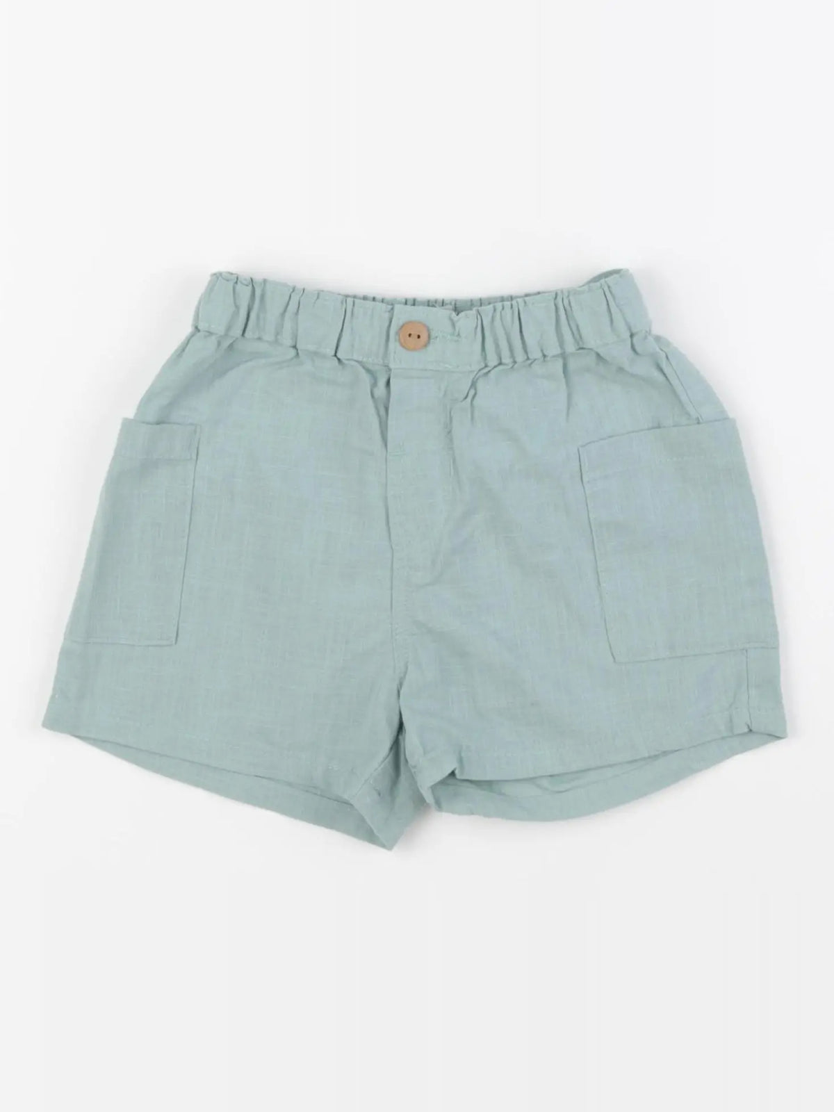 H&M - short vert - 12/18 mois