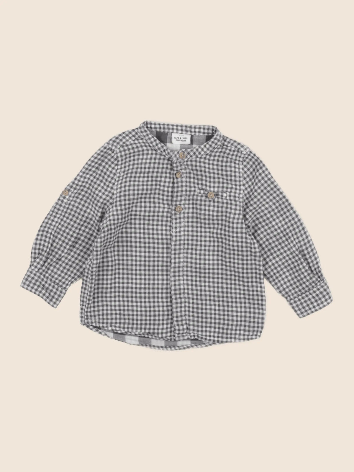 Tape à l'oeil - chemise gris - 18 mois