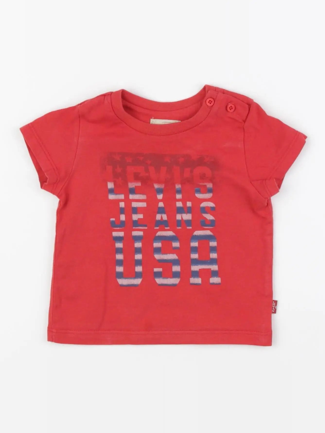 Levi's - tee-shirt rouge - 6 mois