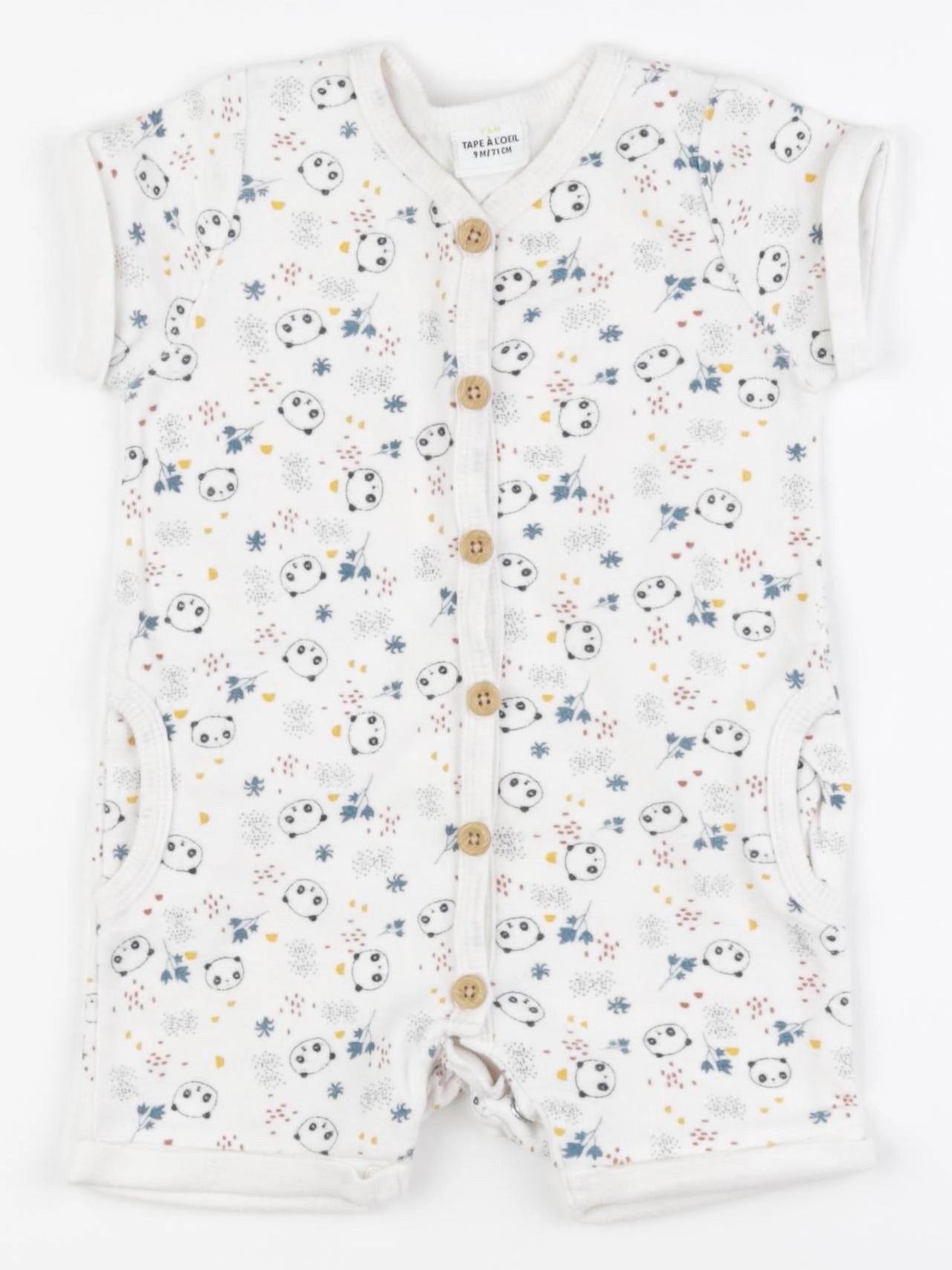 Tape à l'oeil - combinaison blanc - 9 mois