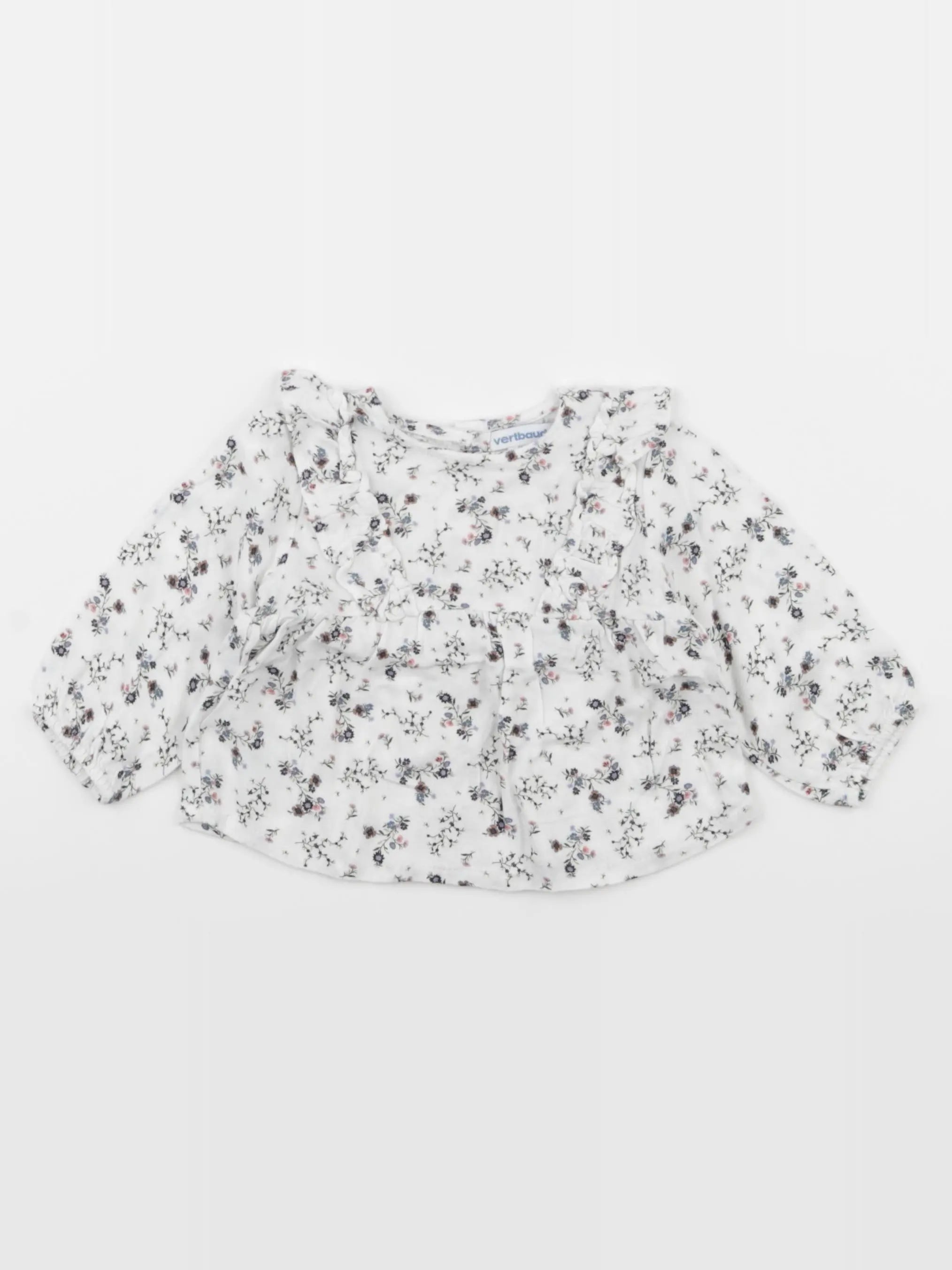 Vertbaudet - blouse blanc - 3 mois
