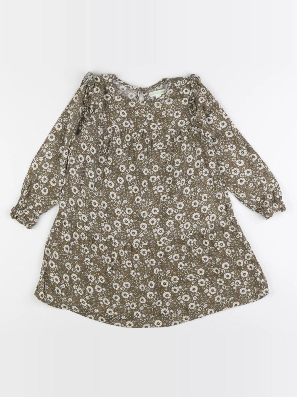 Vertbaudet - robe vert - 4 ans