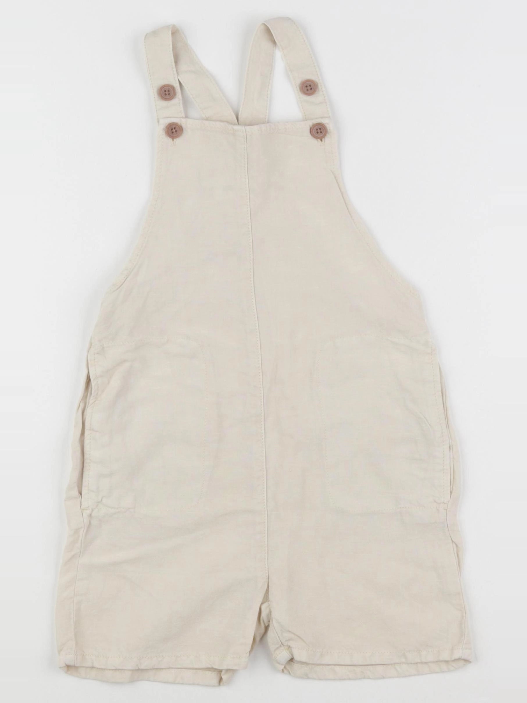 Zara - salopette beige - 3 ans
