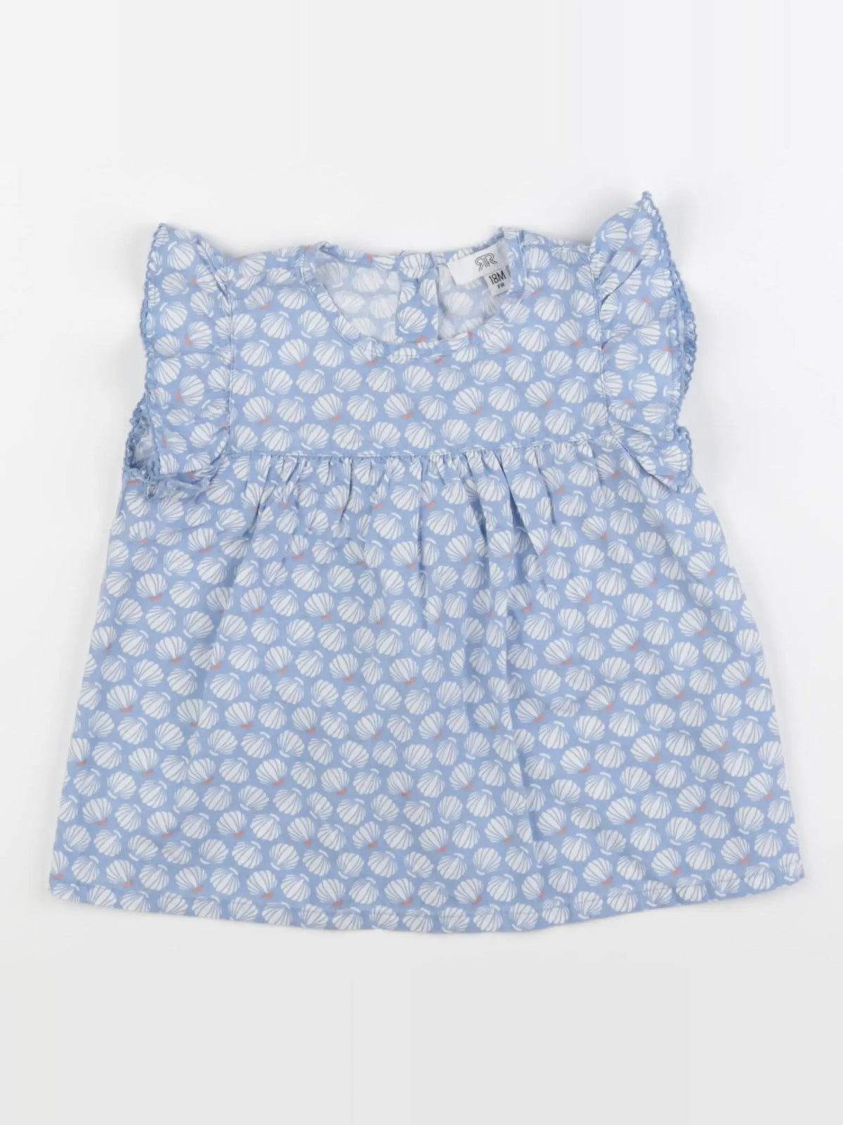 La Redoute - blouse bleu - 18 mois