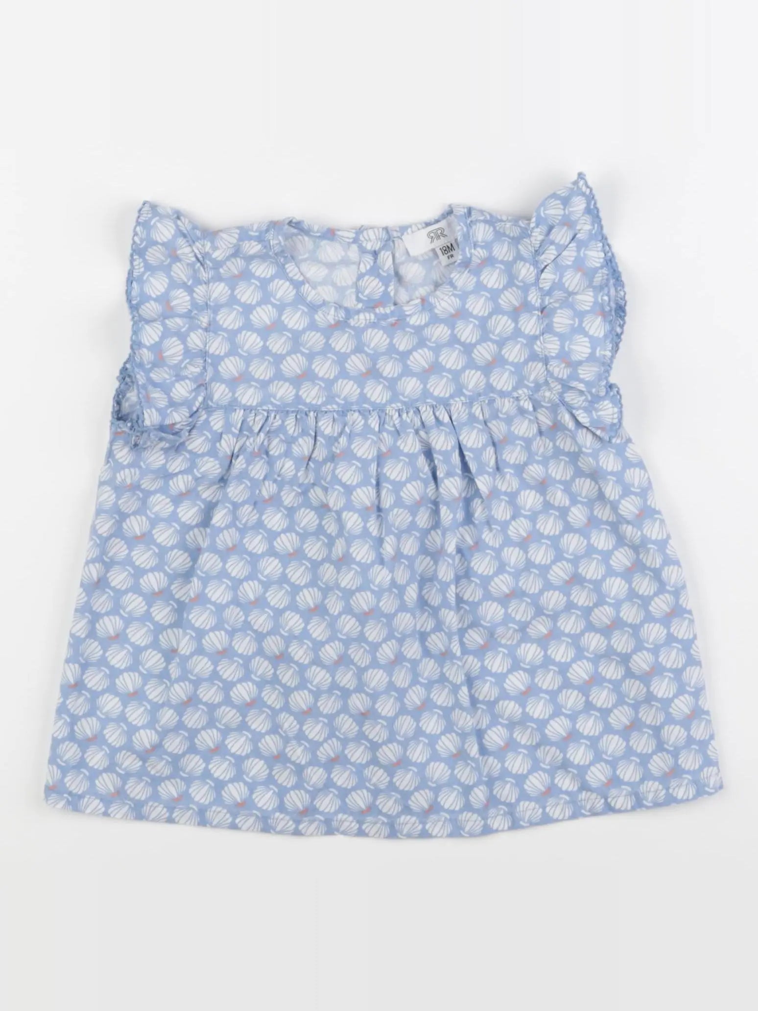 La Redoute - blouse bleu - 18 mois