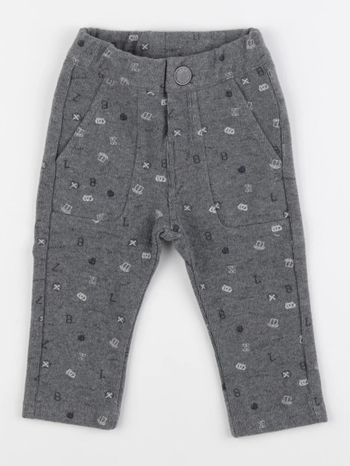 IKKS - pantalon gris - 6 mois