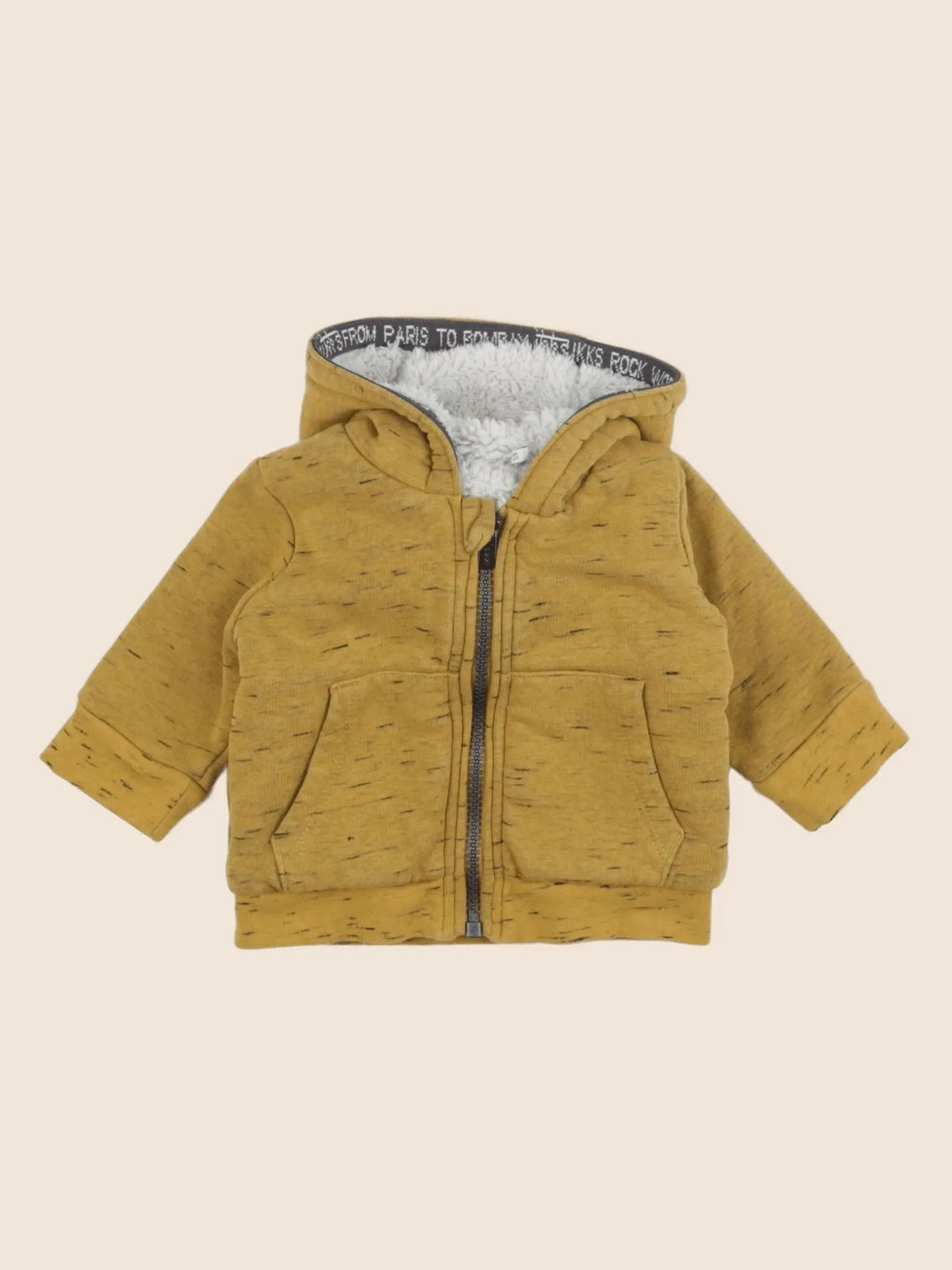 IKKS - sweat imprimé au dos jaune - 3 mois