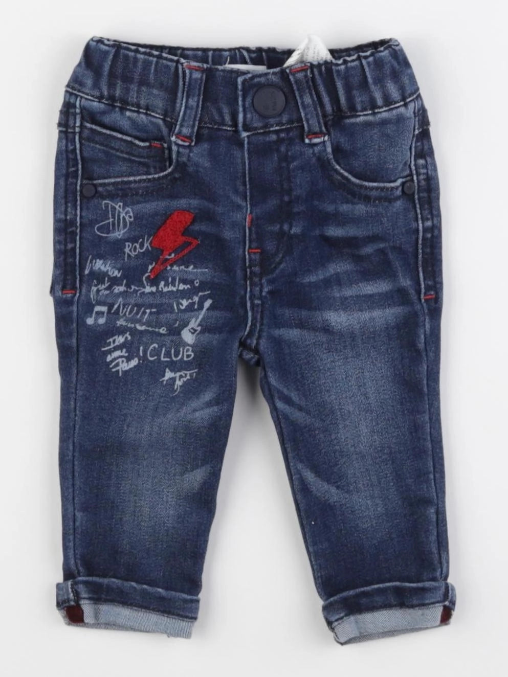 IKKS - jean bleu - 3 mois