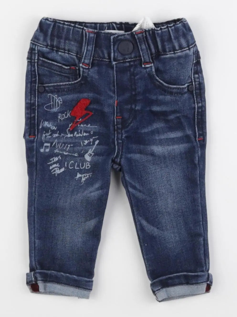 IKKS - jean bleu - 3 mois