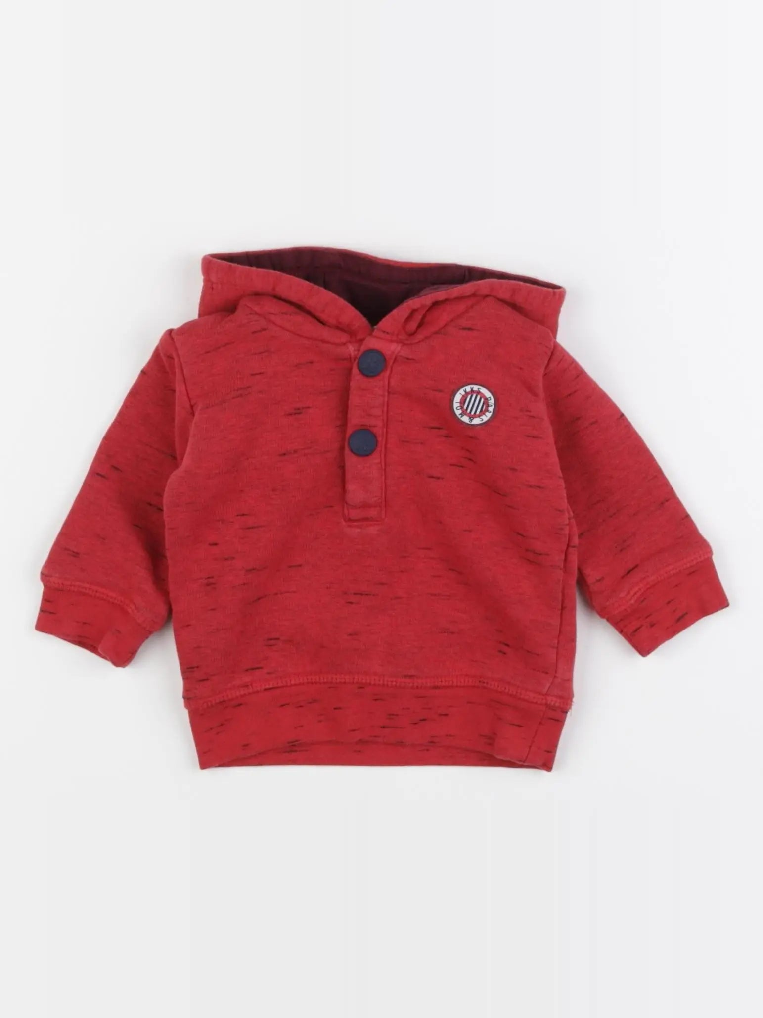 IKKS - sweat imprimé au dos rouge - 3 mois