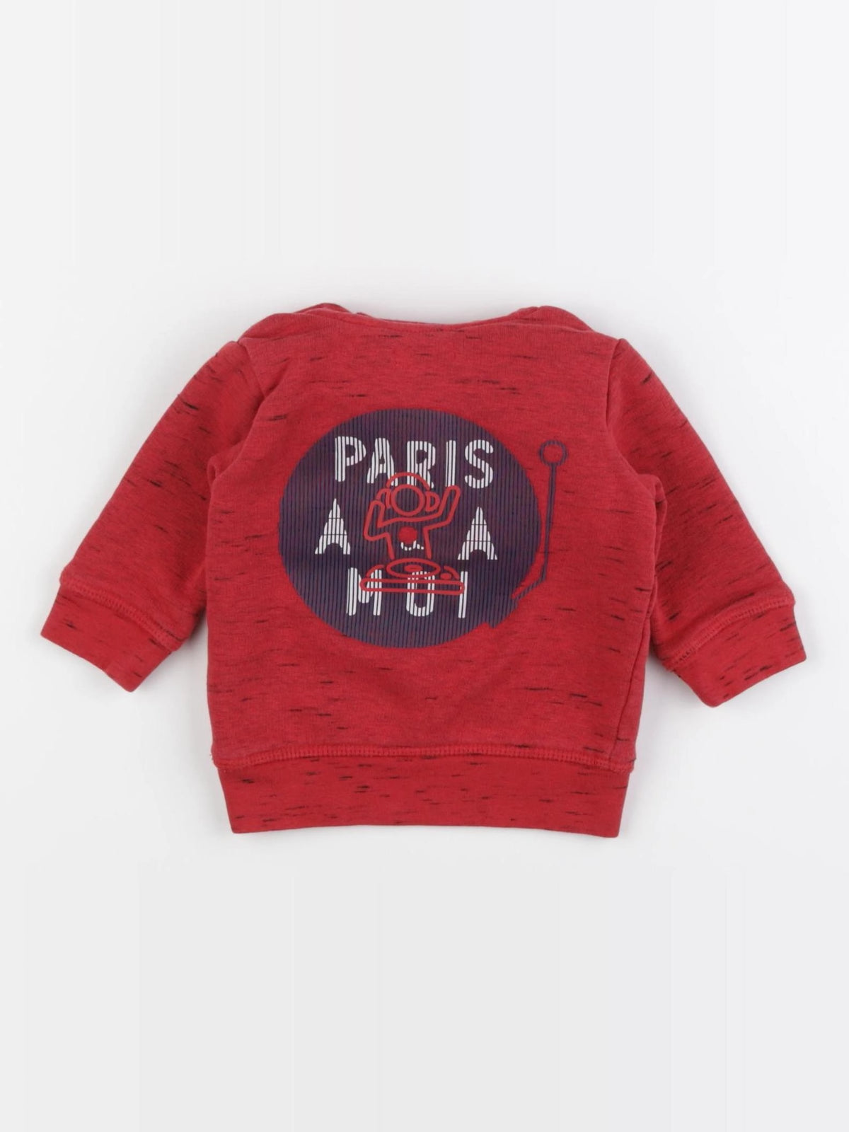 IKKS - sweat imprimé au dos rouge - 3 mois